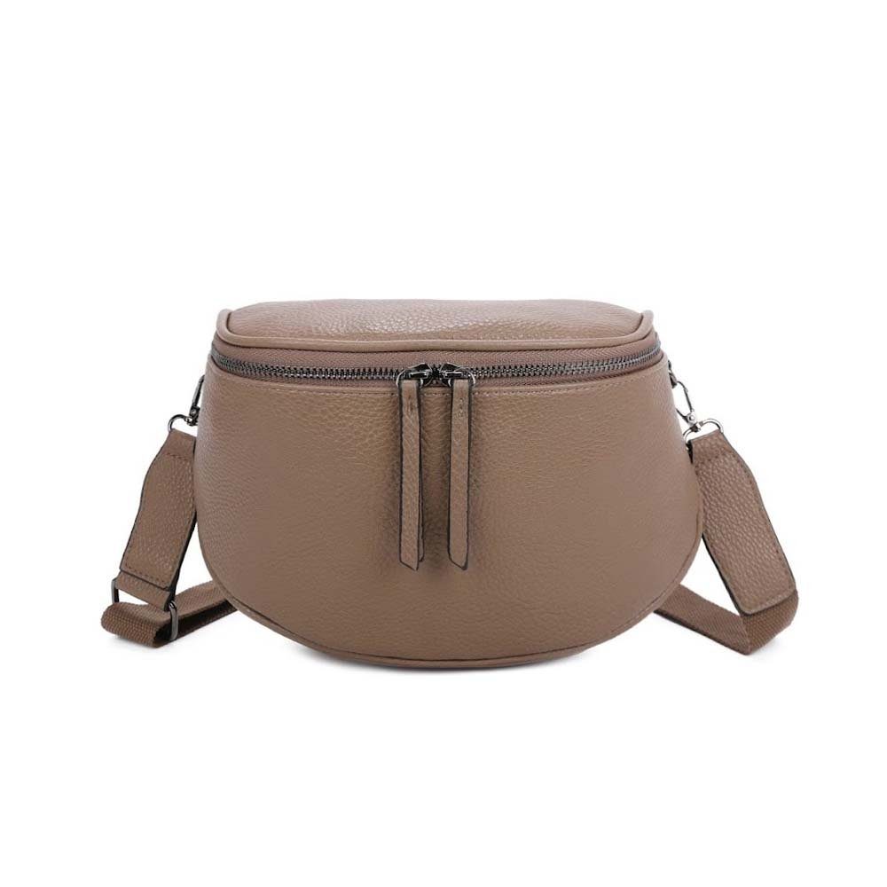 ITALYSHOP24 Schultertasche Damen Schultertasche Umhängetasche CrossBody Bag, als CrossOver tragbar, auch als SET Verfügbar