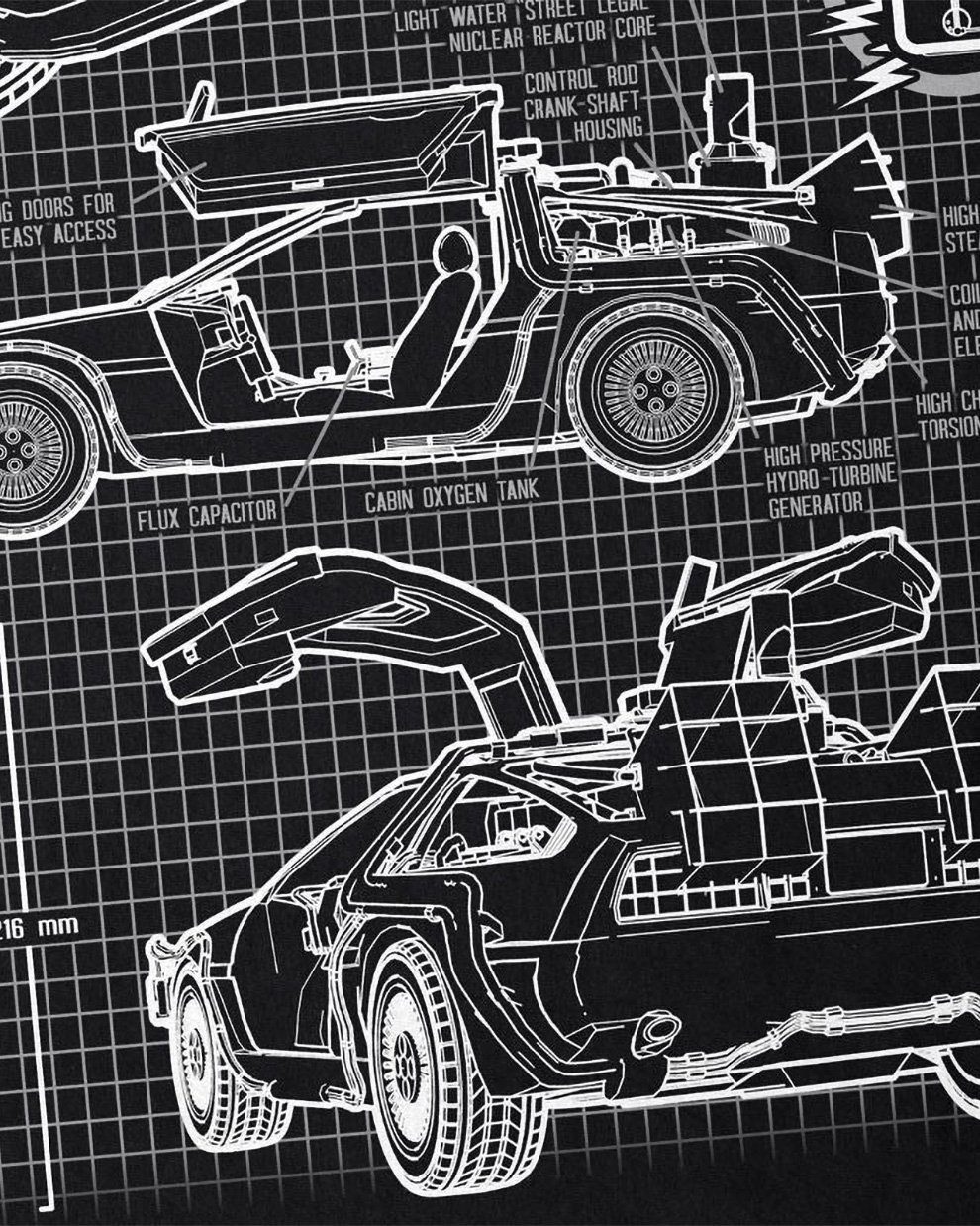 style3 T-Shirt Delorean DMC-12 zurück in günstig online kaufen
