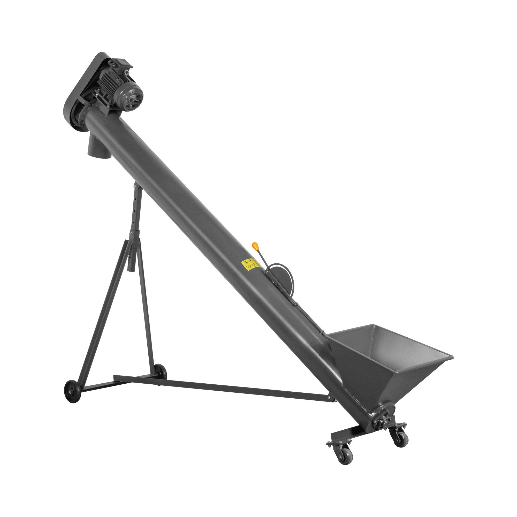 Wiesenfield Maschinen-Führungsschiene Förderschnecke 1000 kg/h Höhe: 125 – 175 cm 4 Räder 2200 W 400V, 805.0x805 mm, 400 V