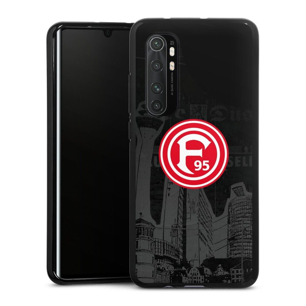 DeinDesign Handyhülle Fortuna Düsseldorf Offizielles Lizenzprodukt Logo Fortuna Logo City, Xiaomi Mi Note 10 lite Silikon Hülle Bumper Case Handy Schutzhülle