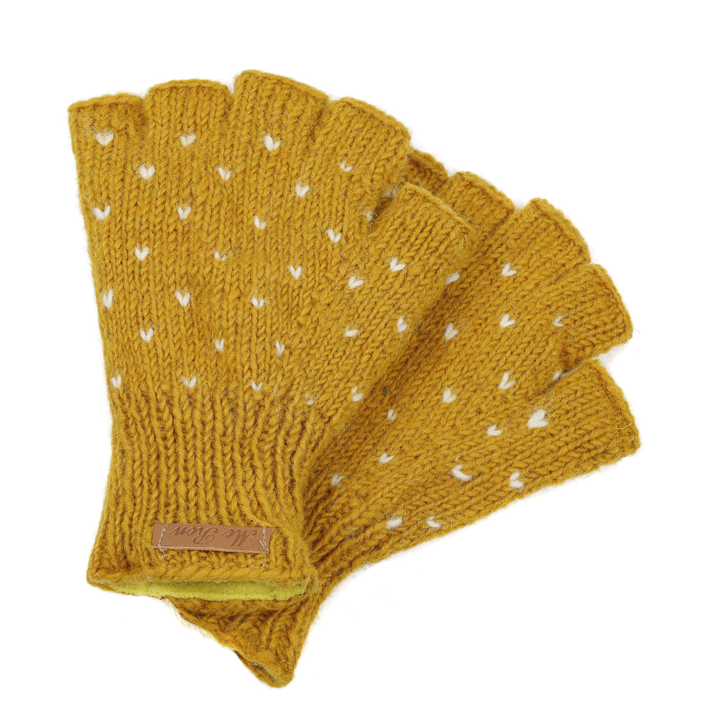 McRon Strickhandschuhe Fingerlose Handschuhe Modell Nirma günstig online kaufen