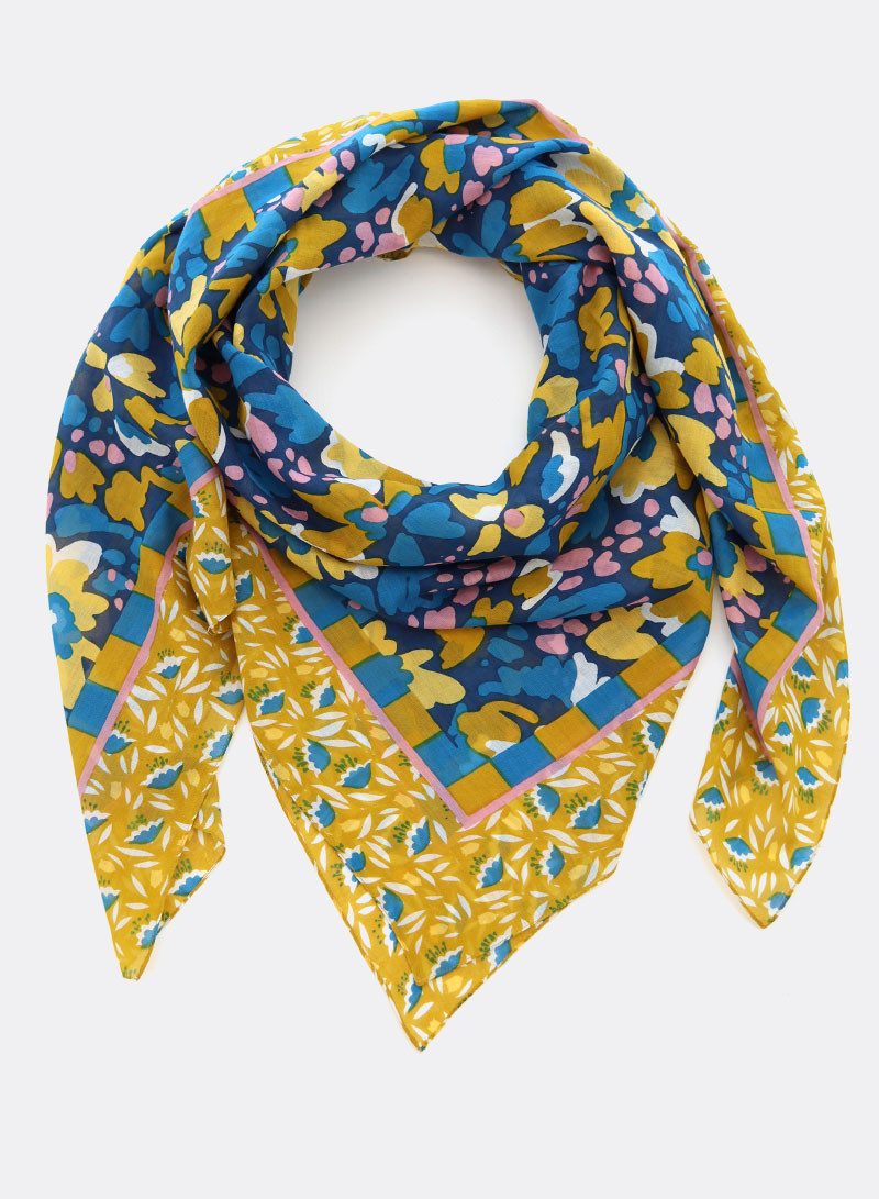Modeschal Tuch HANA / 100% Bio-Baumwolle