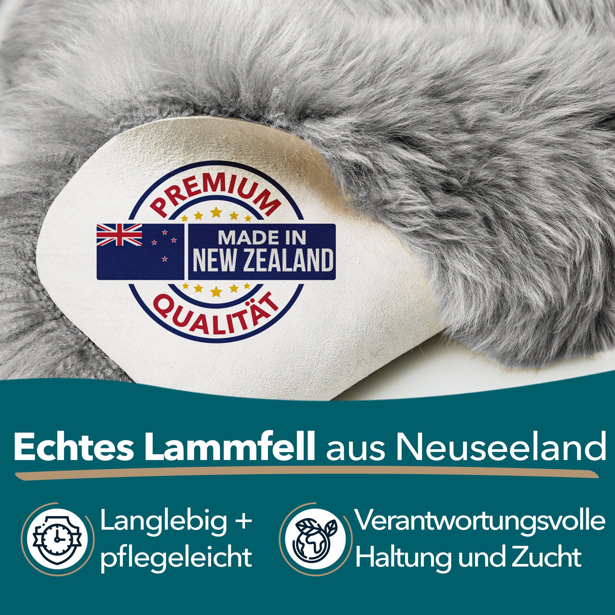 Kubus Fellteppich Echtfell Willow, Echtfell günstig online kaufen