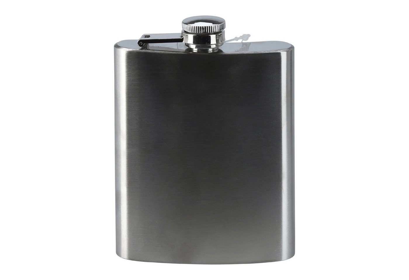 Excellent Houseware Flachmann, Flachmann 9,5x2,5x13cm 200ml Edelstahl Silber