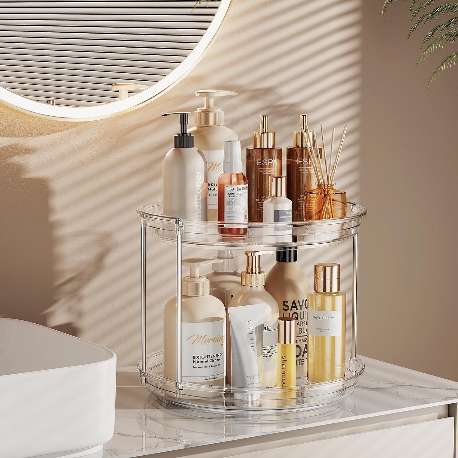SURFOU Badorganizer Schminktisch Organizer Drehbarer Organizer günstig online kaufen