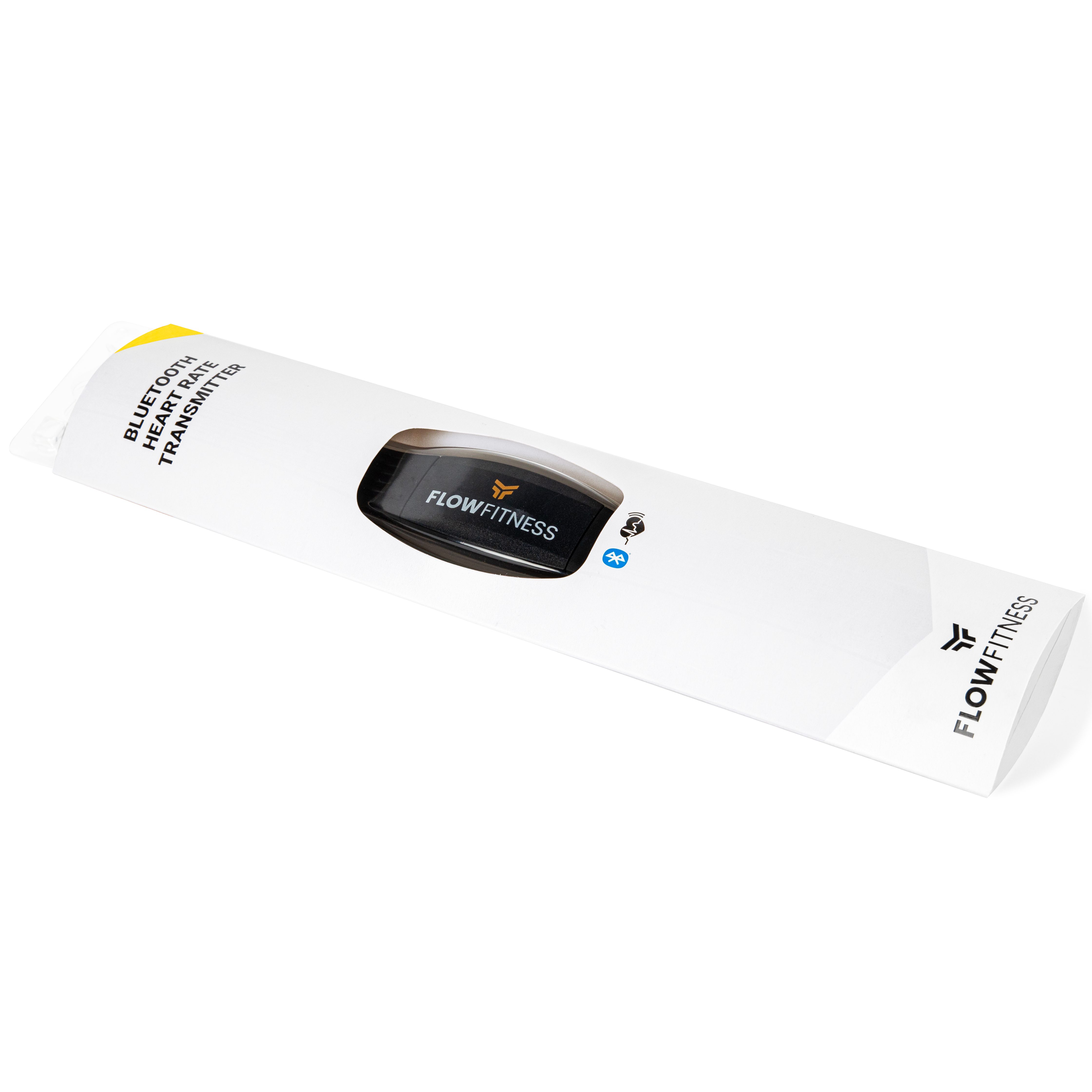 Flow Fitness Brustgurt Flow Fitness verstellbarer Bluetooth-Brustgurt