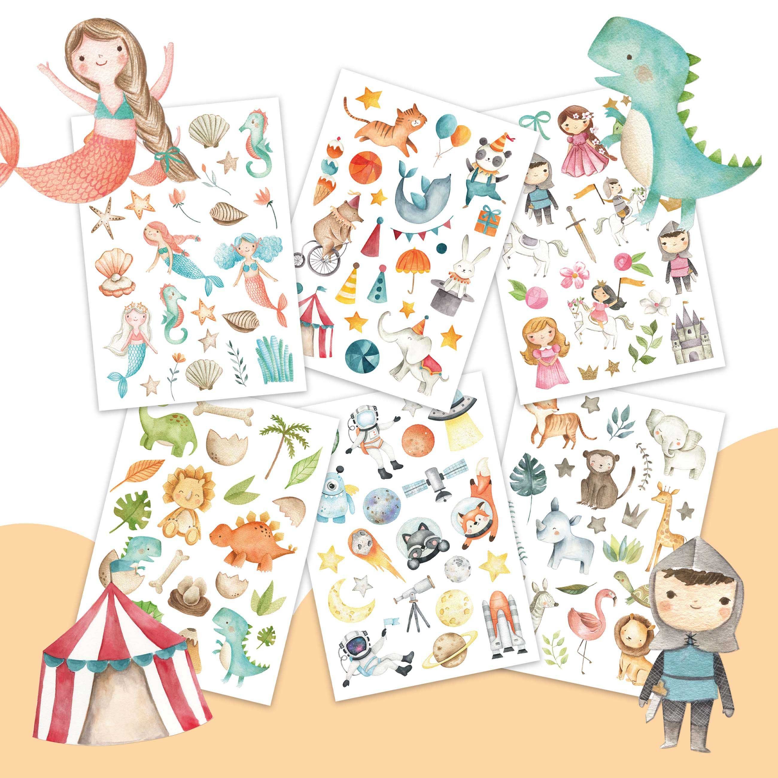 PAPIERDRACHEN Kindertattoo 100 Kindertattoos zum Aufkleben