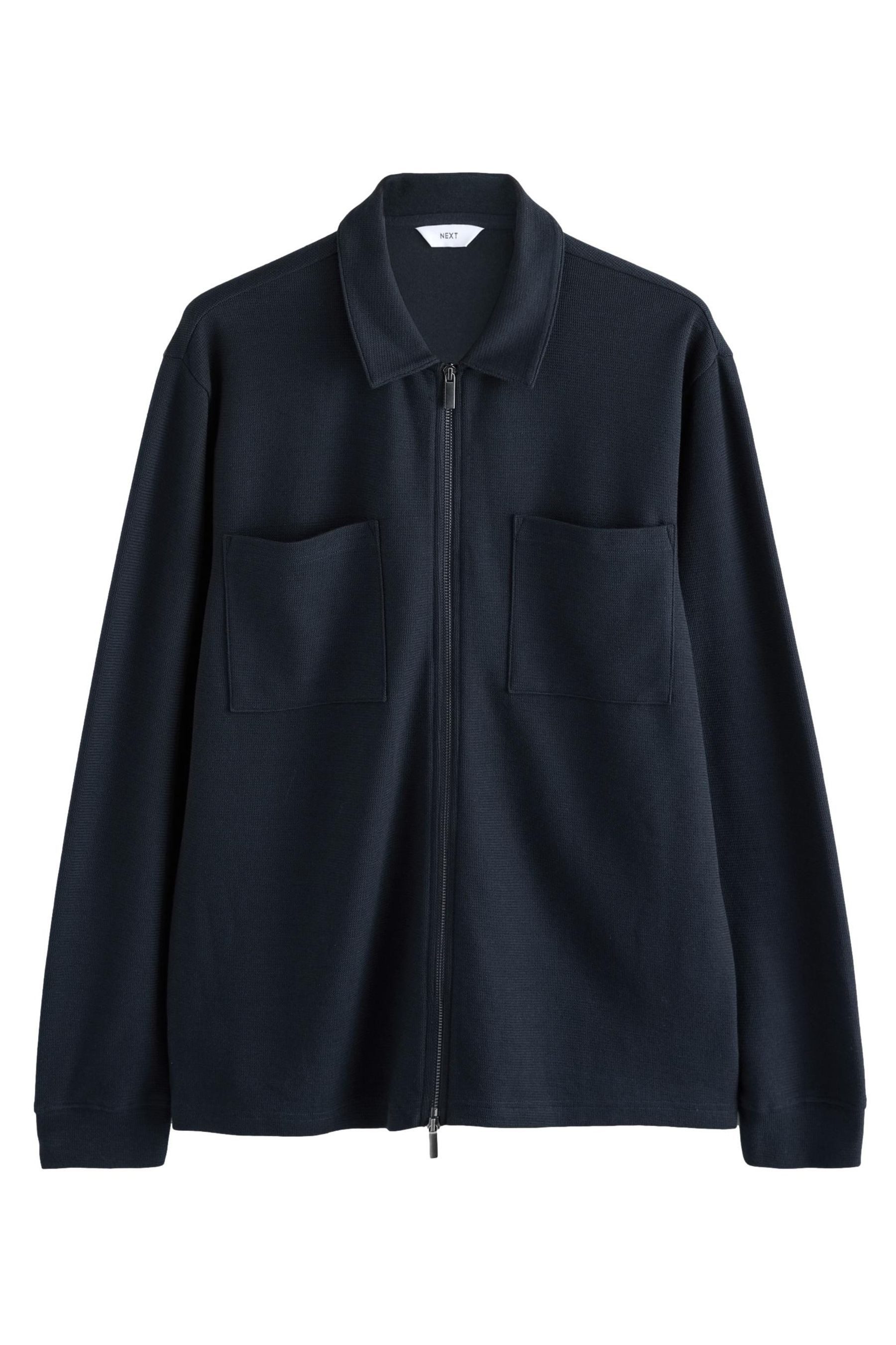 Next Hemdjacke Strukturierte Hemdjacke mit durchgehendem RV (1-St) günstig online kaufen