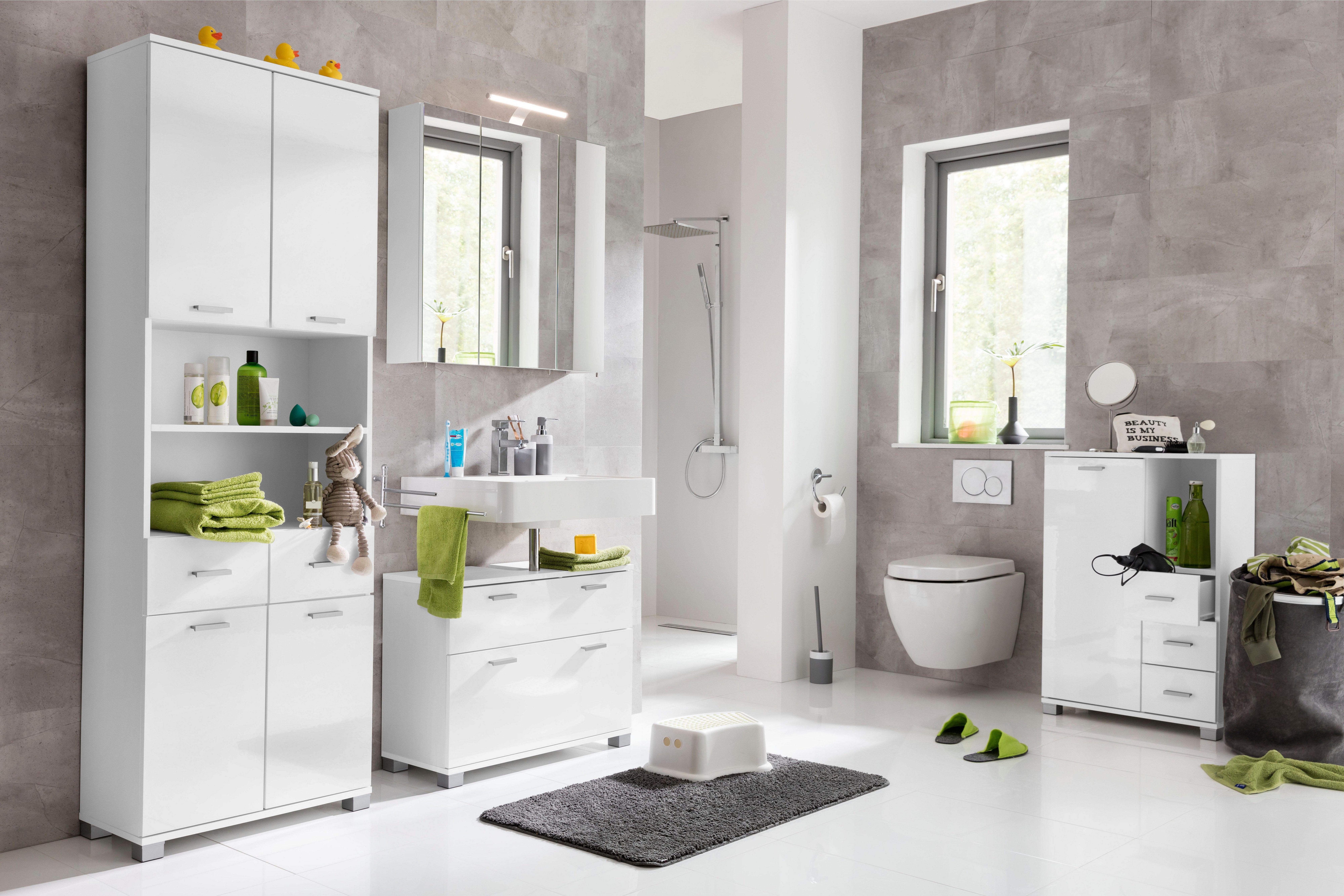 Schildmeyer Spiegelschrank "Roma" Breite 70 cm, 3-türig, LED-Beleuchtung, S günstig online kaufen