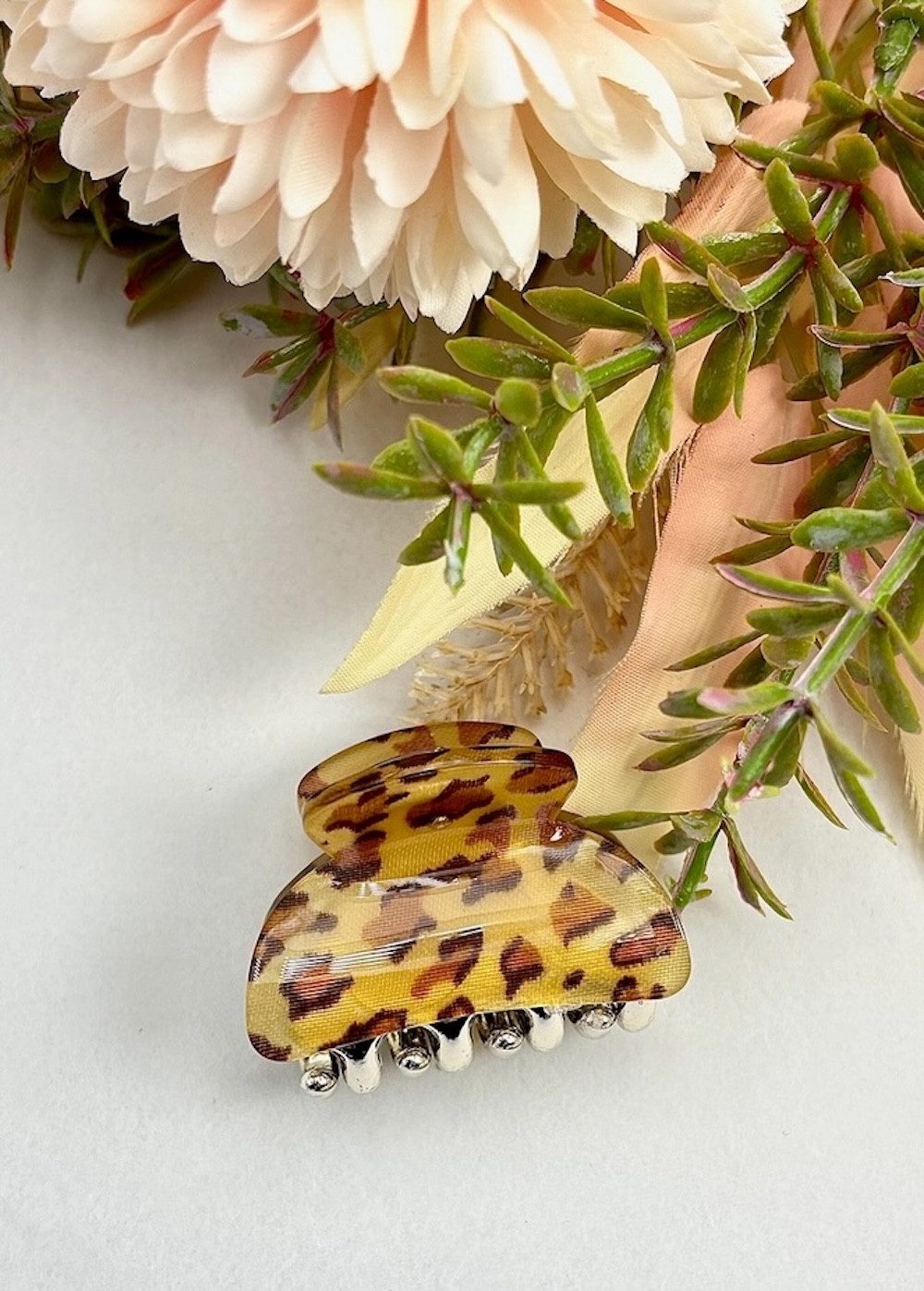 LK Trend & Style Haarspange Mini-Haarspange Leopard, 3er Set, trendiges Leo Design