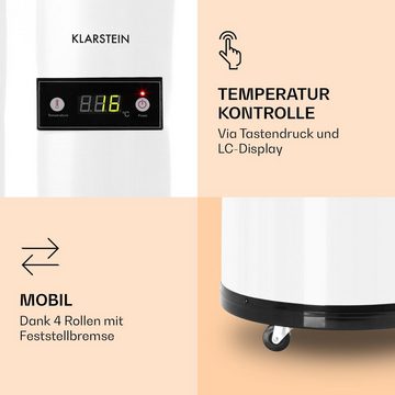 Klarstein Table Top Kühlschrank ICE4-MR.-Barbot 10026371A, 82 cm hoch, 43 cm breit, Getränkekühlschrank Flaschenkühlschrank Mobil Kompakt freistehend