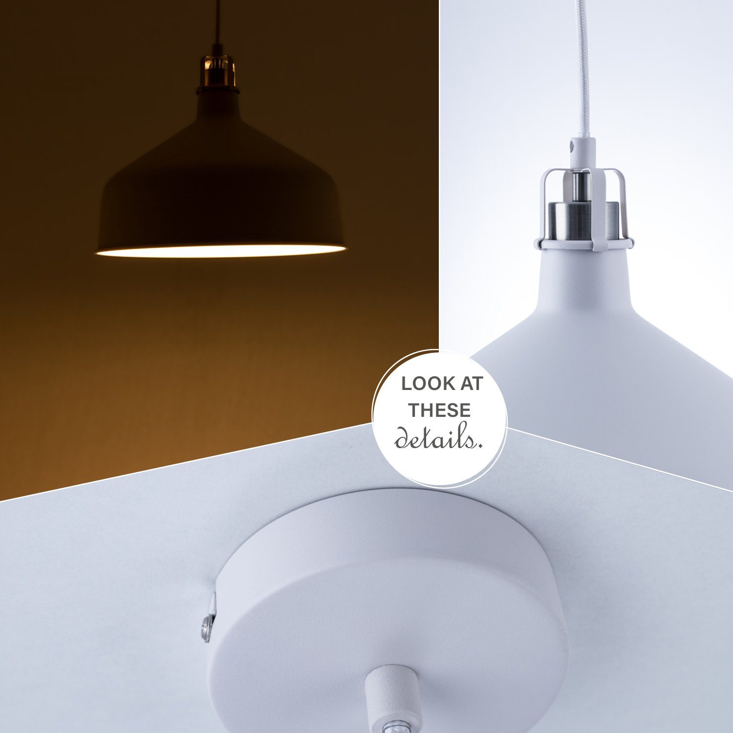 Industrial Home Pendelleuchte Leuchtmittel, Esstischlampe Küchenlampe Esszimmer Hängend Paco Hängelampe ohne JAMES,