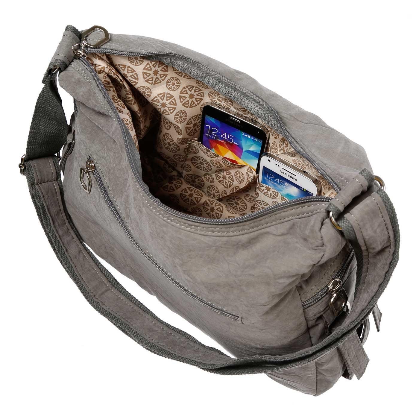 Christian Wippermann Umhängetasche Damenhandtasche Schultertasche Umhängetasche Crossover (einzeln)