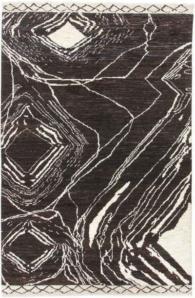 Designteppich Berber Ela Design 174x266 Handgeknüpfter Moderner Orientteppich, Nain Trading, rechteckig, Höhe: 20 mm