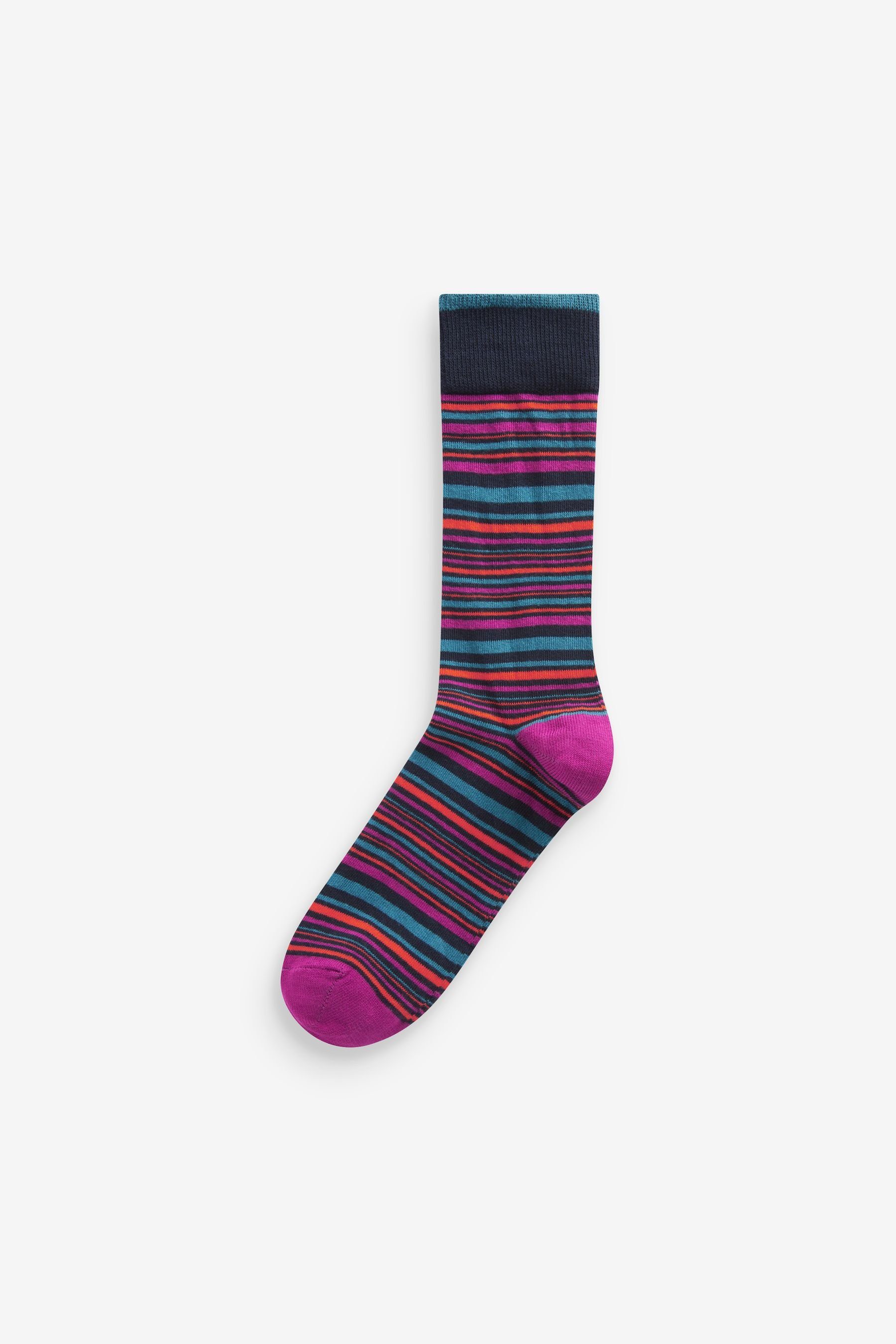 Socken Next Stripe Kurzsocken Bright (8-Paar) im 8er-Pack Geo Gemusterte