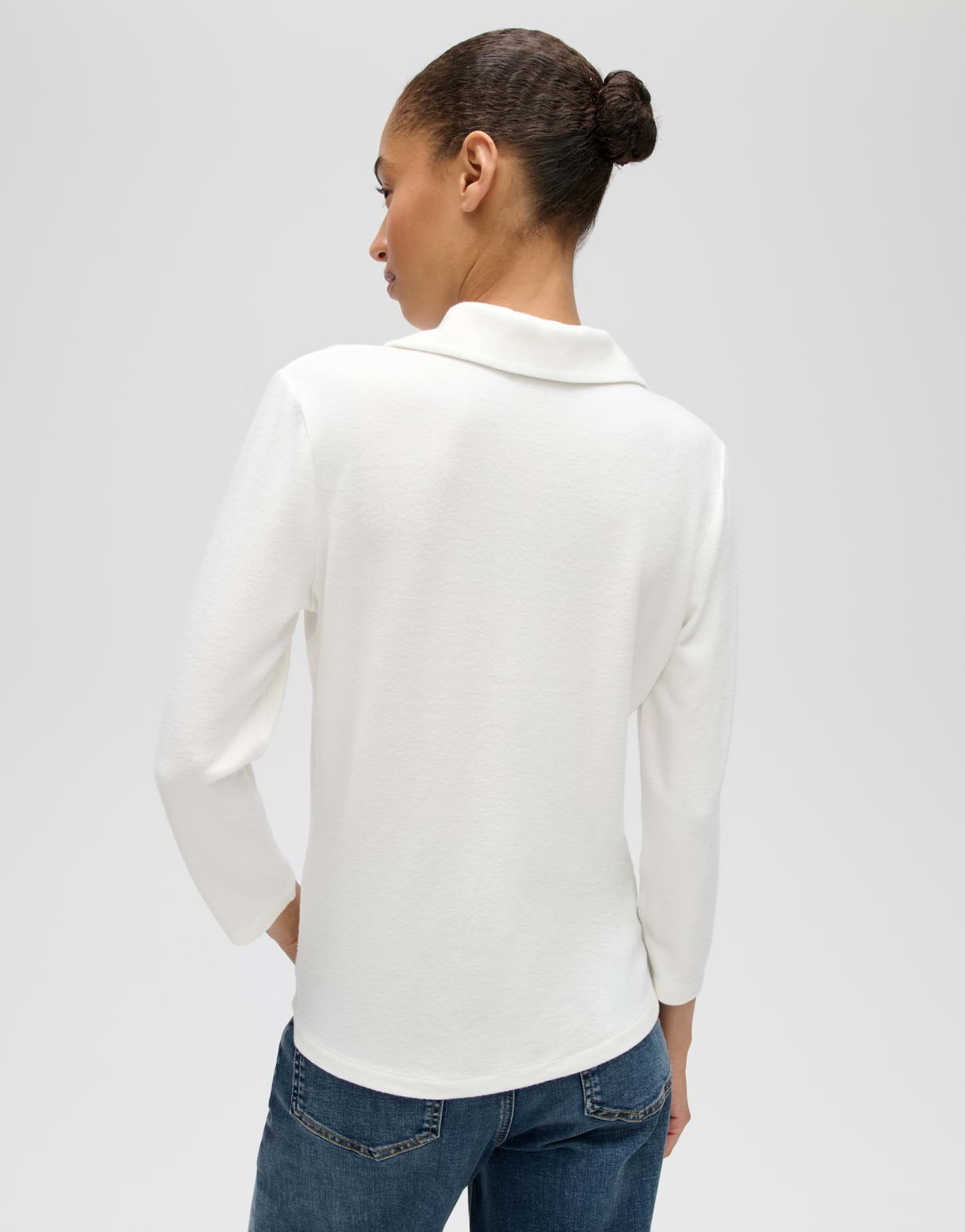 OPUS Poloshirt Poloshirt aus ECOVERO™ Viskosemix Slim Fit – Bild 3 von 5