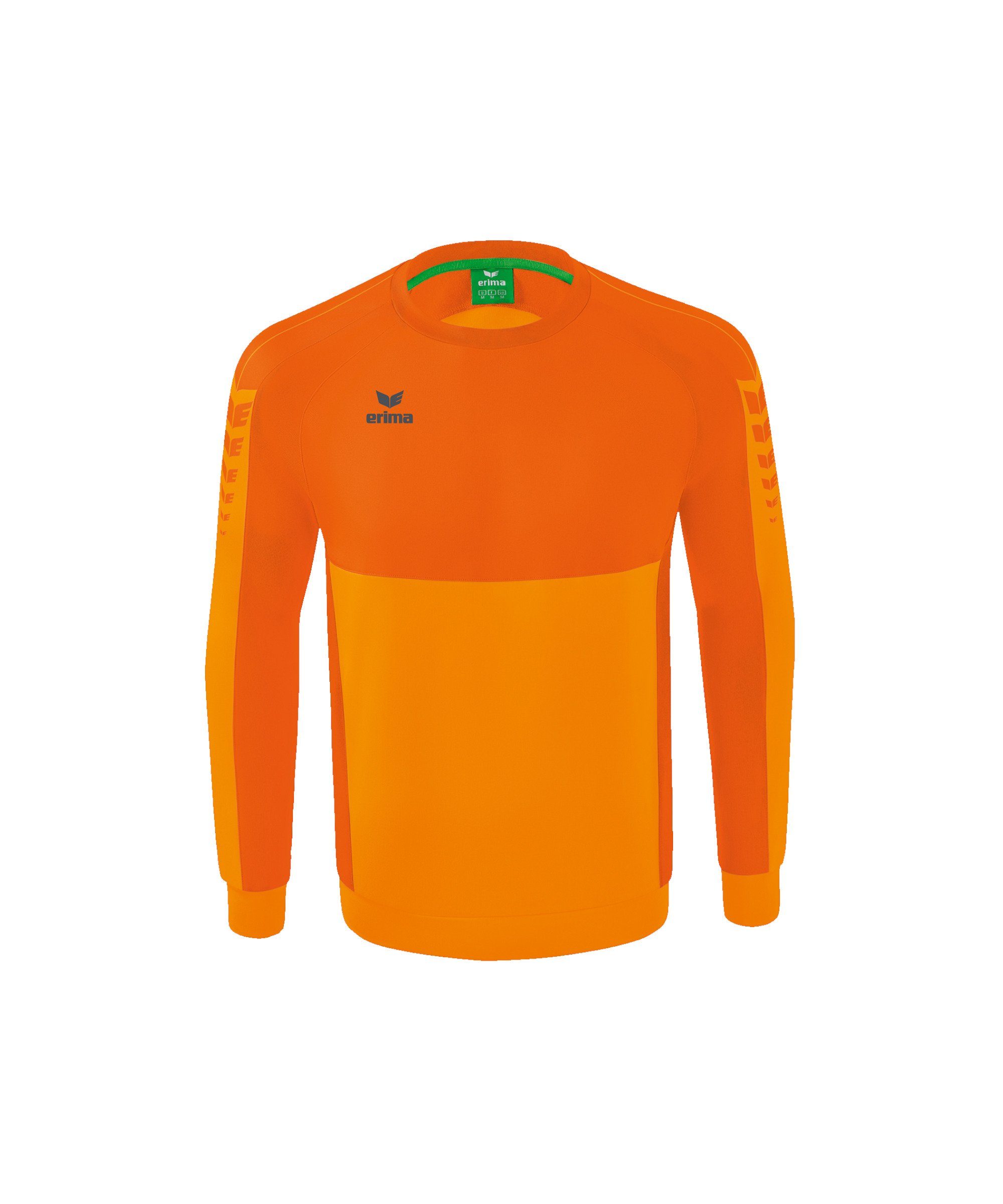 [Großer Verkauf!] Erima Sweatshirt Sweatshirt Six orange Wings