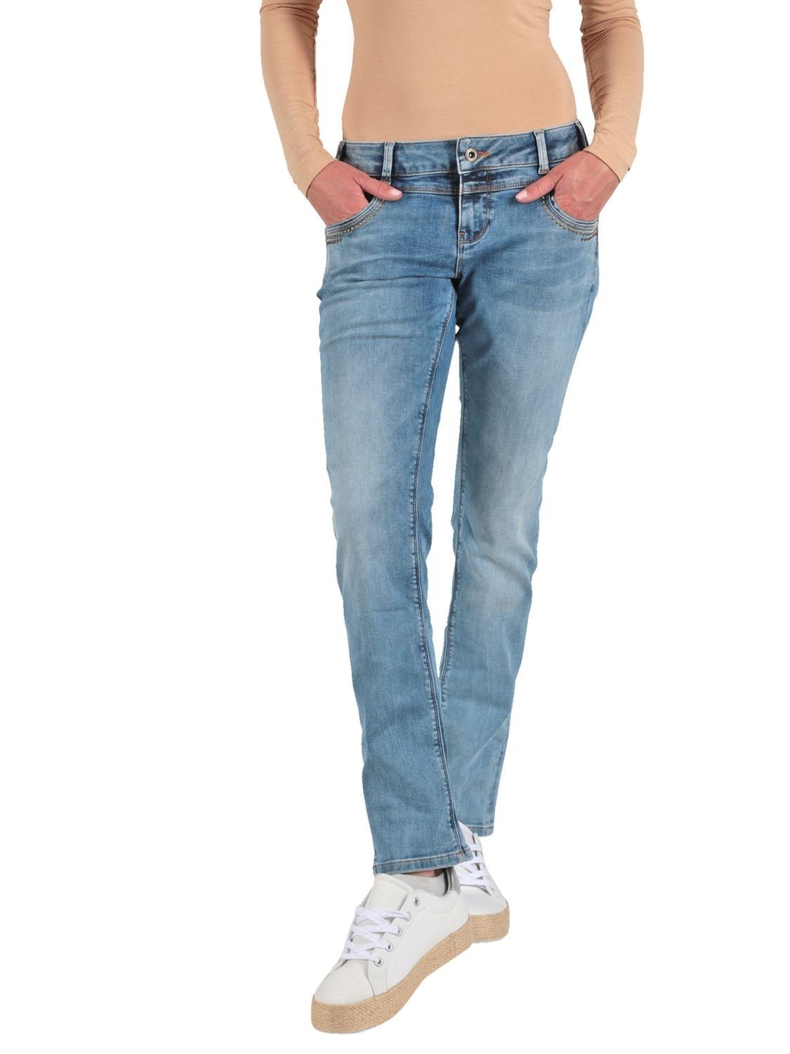 Miracle of Denim Straight-Jeans Rea mit Stretch