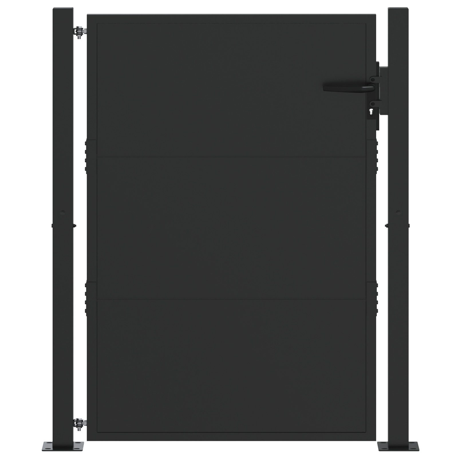 vidaXL Gartentor Gartentor Schwarz 100 x günstig online kaufen