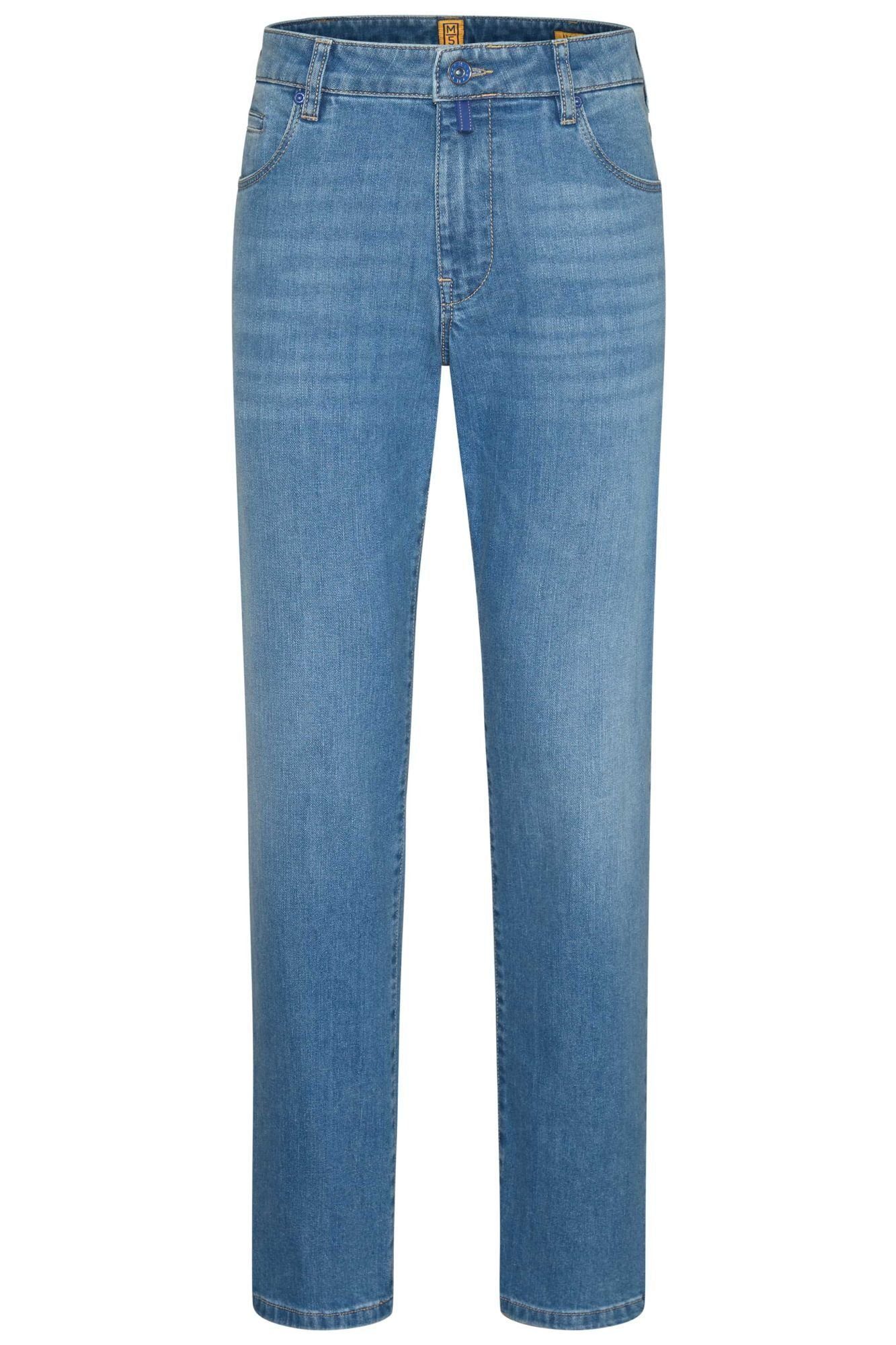 MEYER Regular-fit-Jeans Pocket Regular Style M5 im Fit Jeans 6209 blau Five