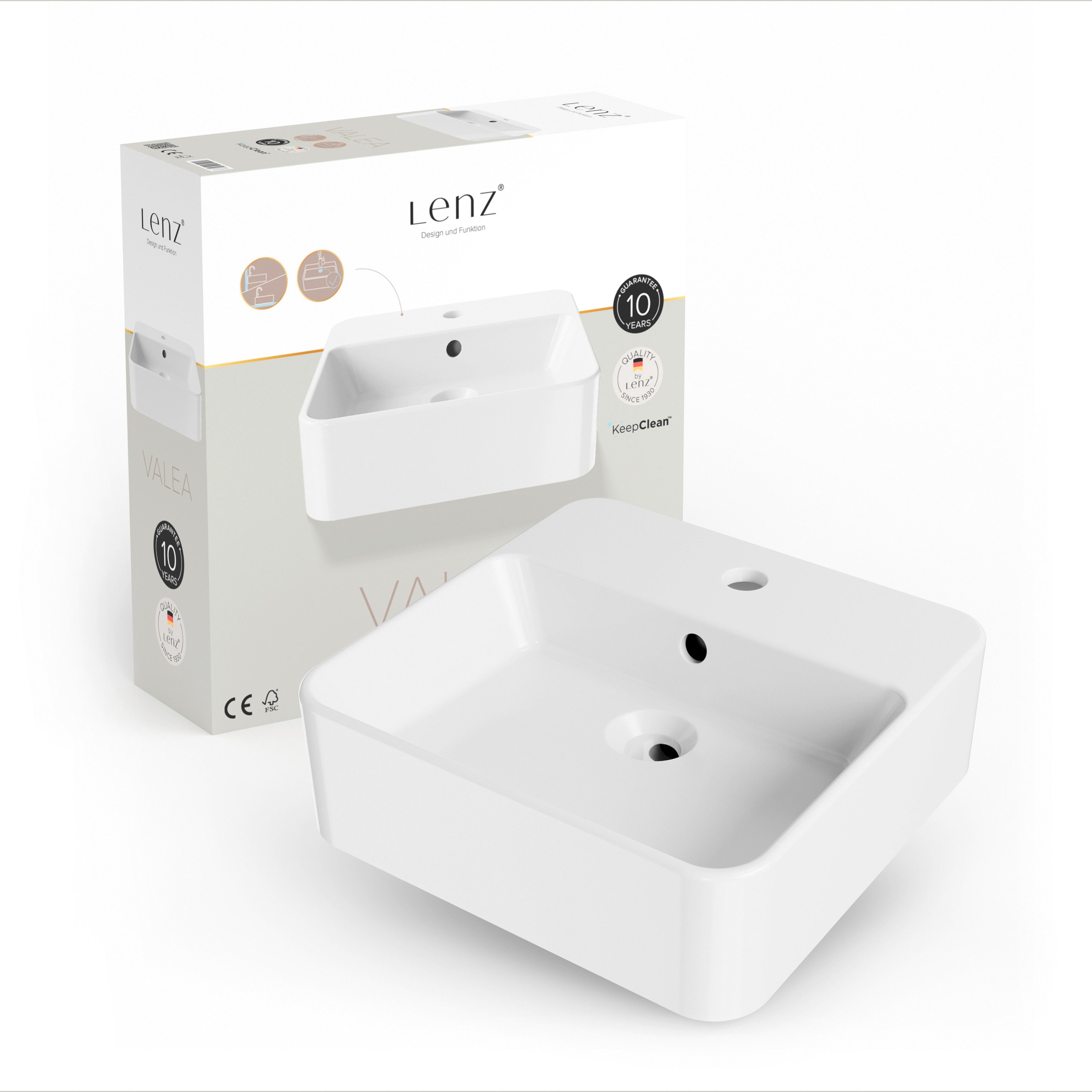 Lenz Раковины VALEA, KeepClean™ Oberfläche