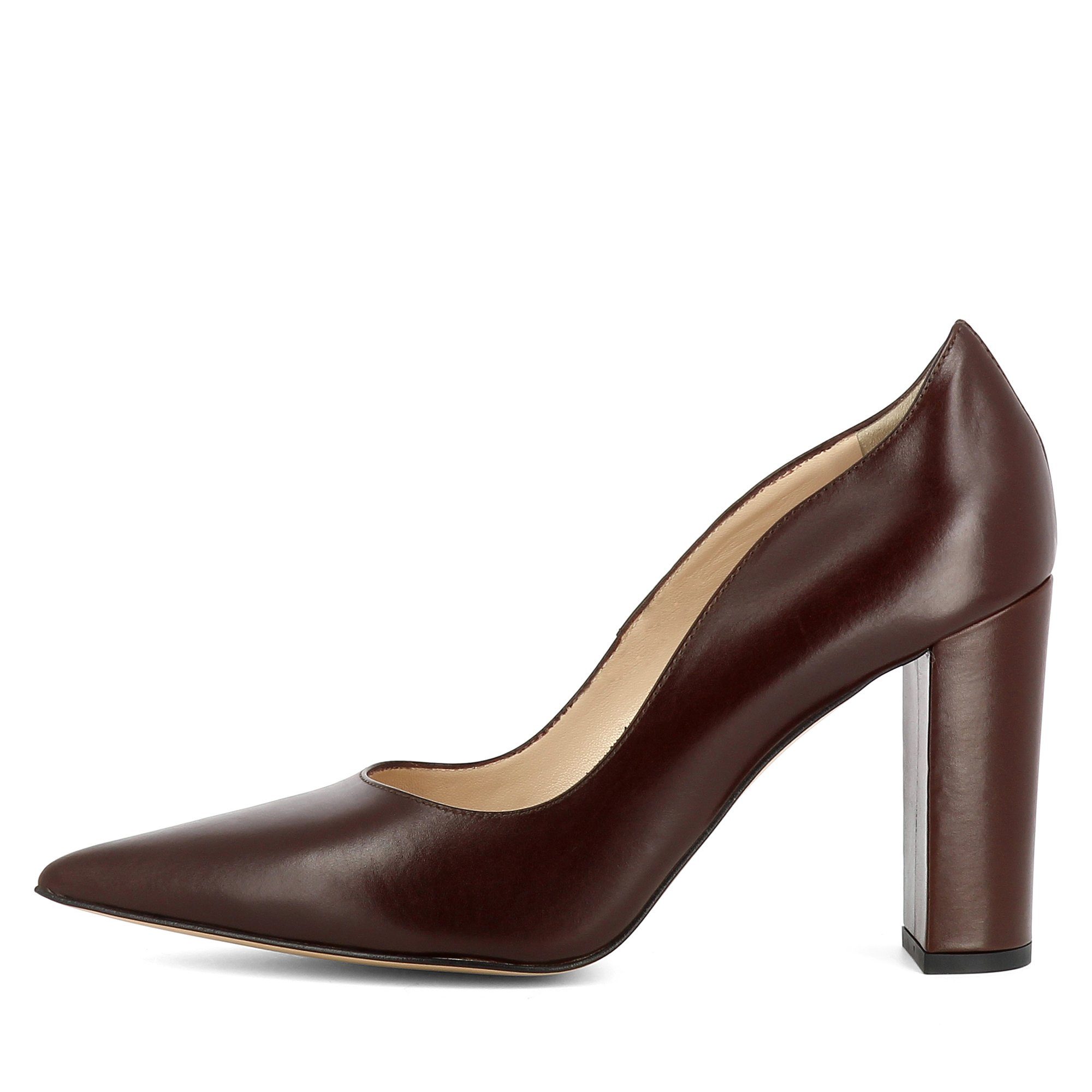 Evita NATALIA Pumps Handmade in dunkelbraun Italy