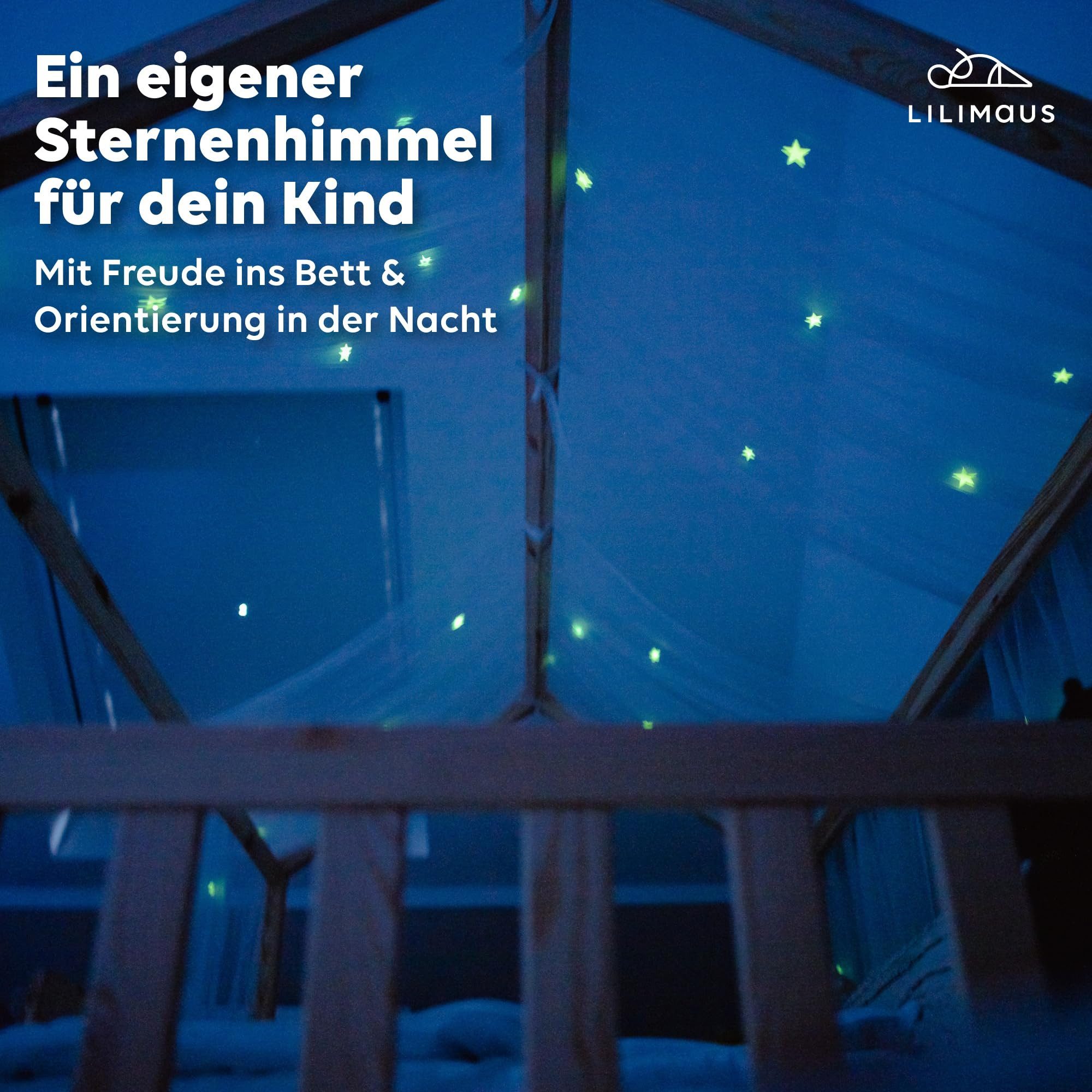 lilimaus Betthimmel Betthimmel fürs Hausbett mit Leuchtsternen nachtleuchte günstig online kaufen