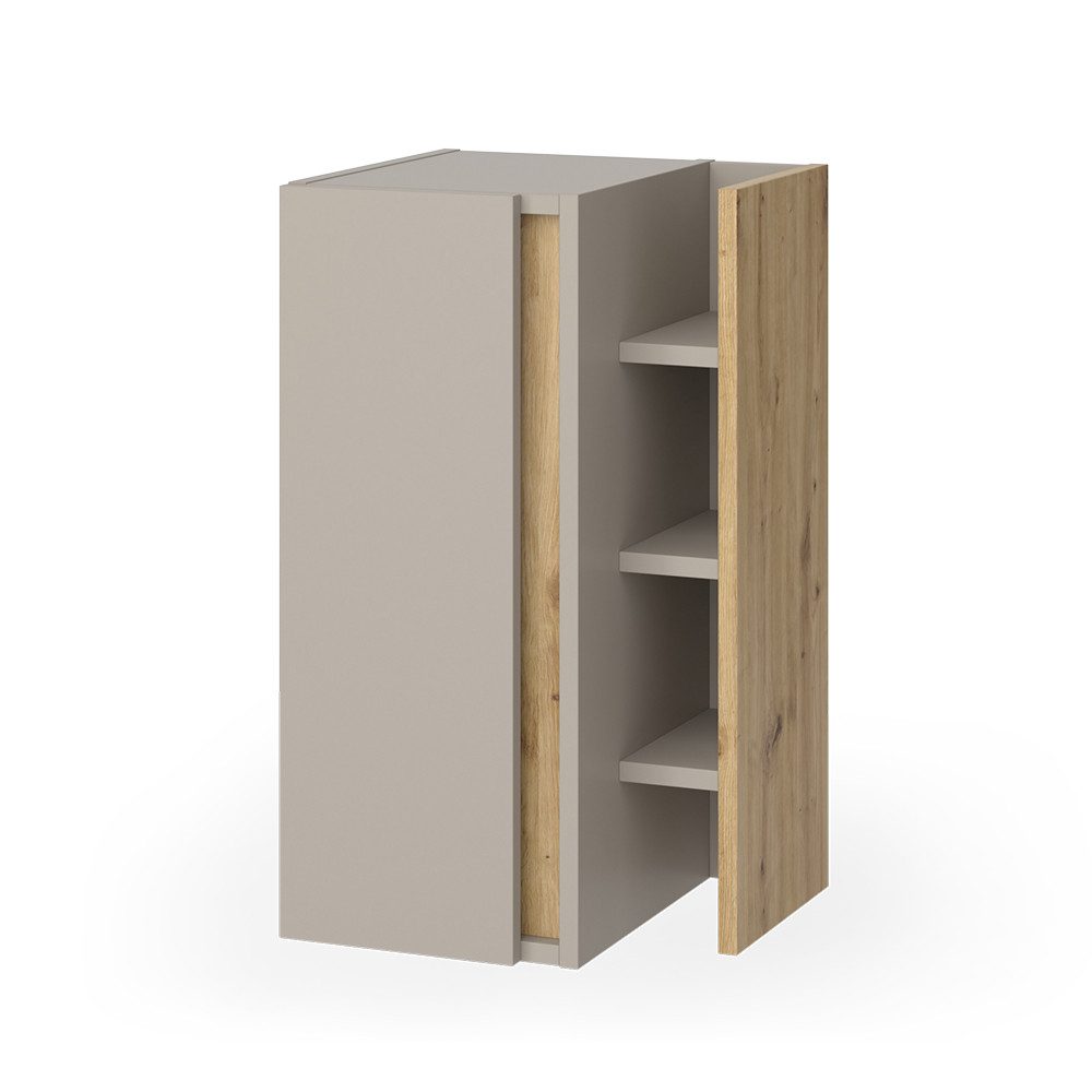 Vicco Midischrank Edelin, Cashmere, 35 x 60 cm mit 3 Ablagefächern (1-St)