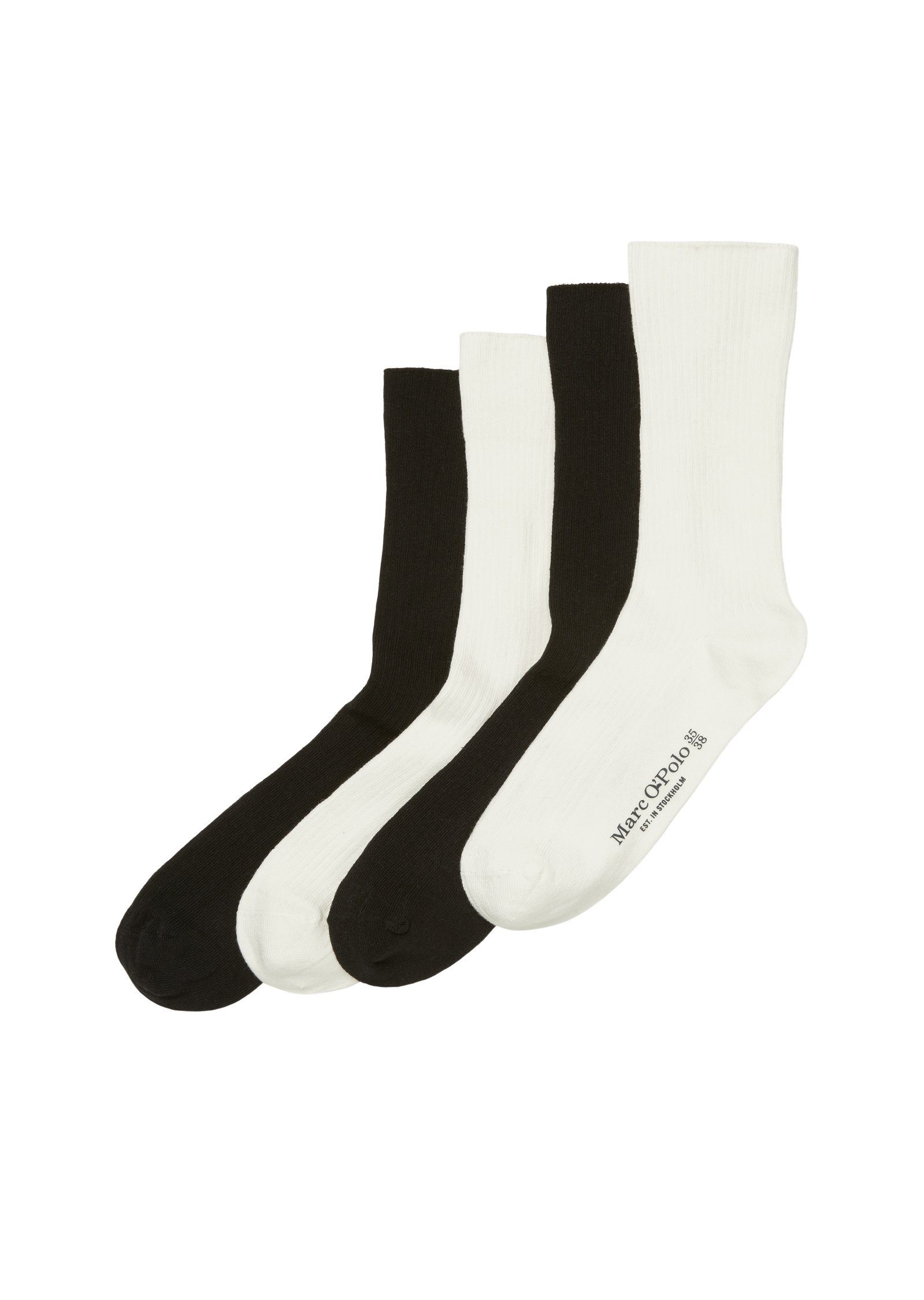 Marc O'Polo Socken im 4er Pack weiß