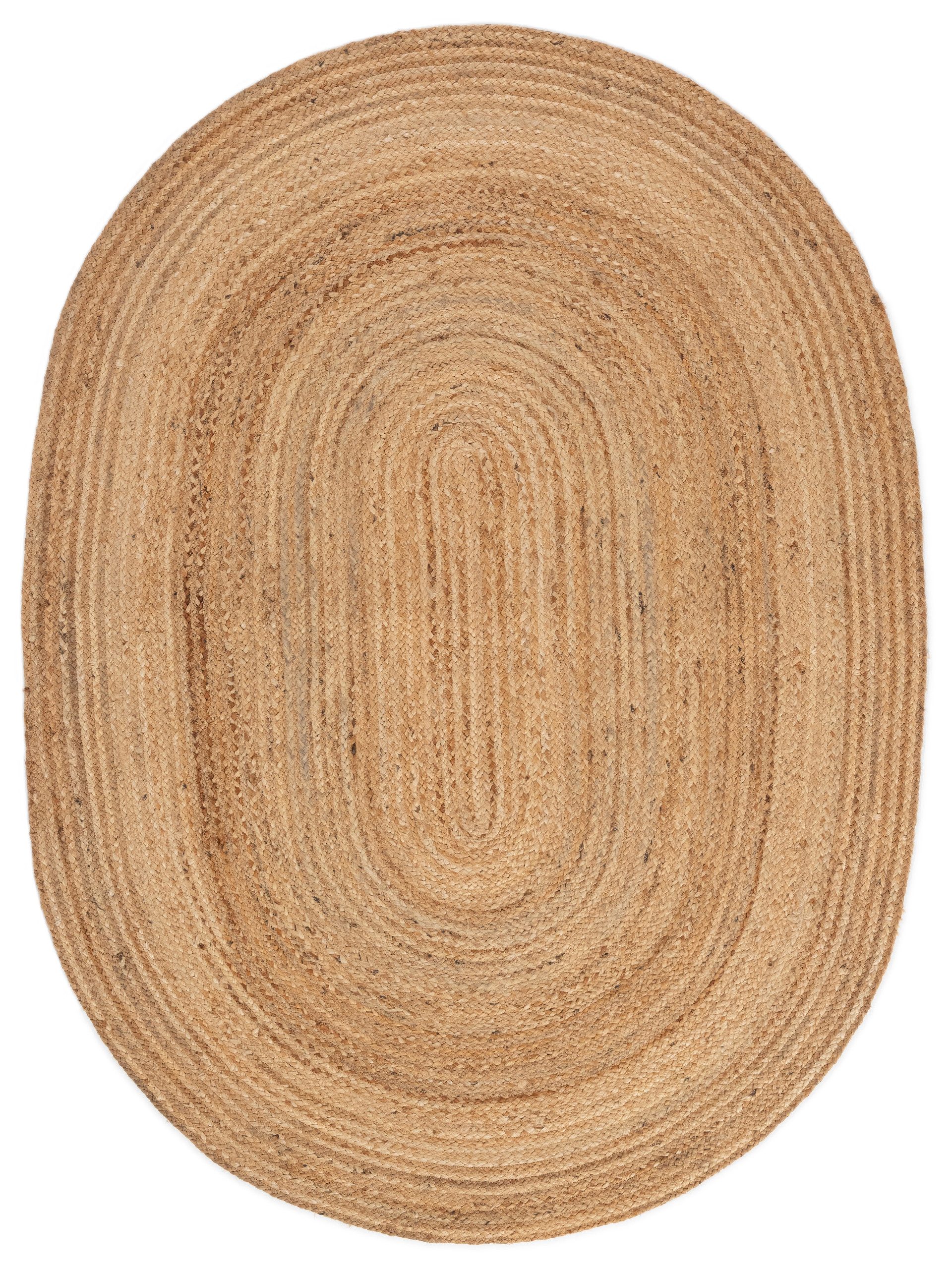 carpetfine Teppich »Nele Juteteppich Naturfaser«, rund, 6 mm Höhe, geflocht günstig online kaufen