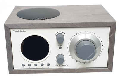 Tivoli Audio Model ONE+ grau/weiß Digitalradio (DAB) (Digitalradio (DAB),FM-Tuner, Wecker, Uhranzeige, DAB+ / FM-Tuner, Bluetooth-Empfang, Fernbedienung)