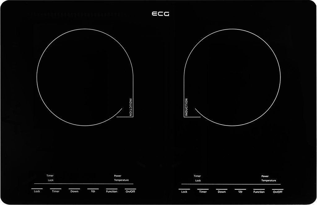 ECG Doppel-Induktionskochplatte IV 2920 LED-Display design, SLIM, SLIM großes Extra