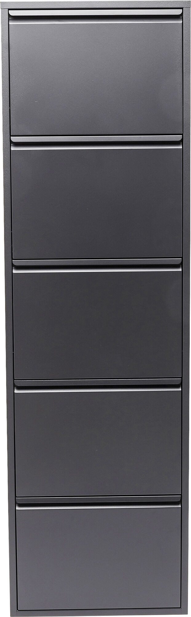 Kare Design Schuhschrank Schuhkipper Caruso 5-er Anthrazit