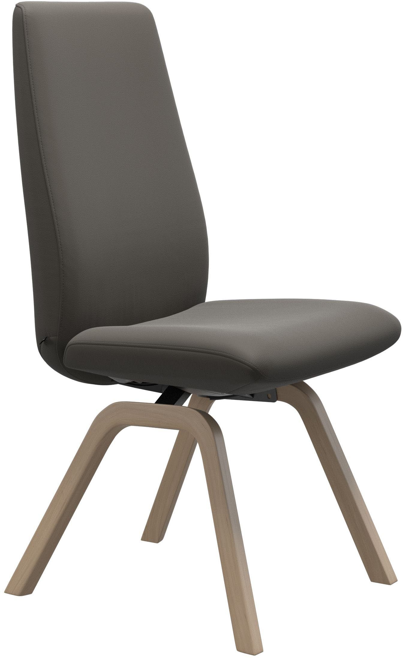 schräggestellten Polsterstuhl mit Stressless® Back, in Walnuss High L, Größe Laurel, Beinen