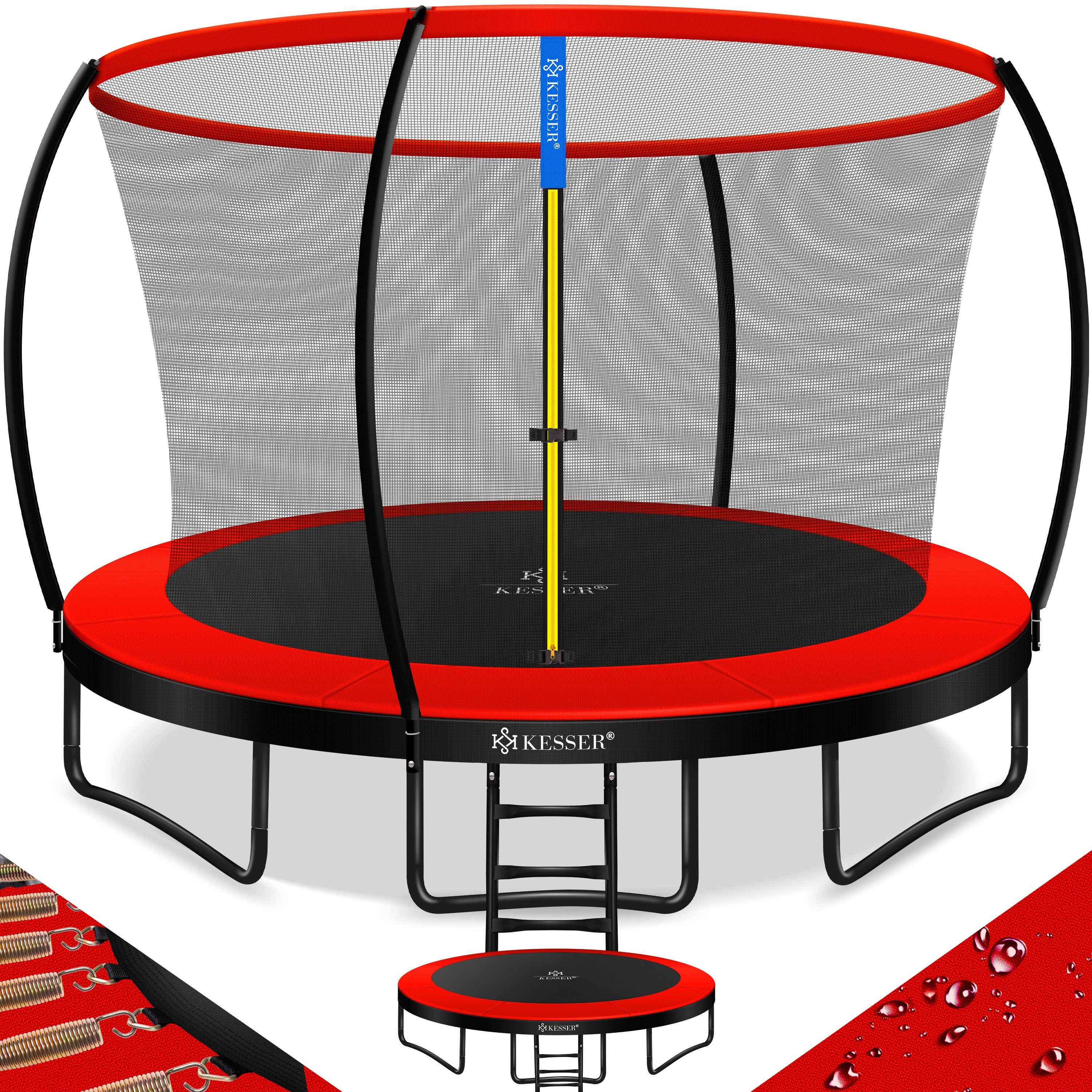 KESSER Gartentrampolin, Ø 366 cm, Trampolin Gartentrampolin TÜV Rheinland GS Zertifiziert