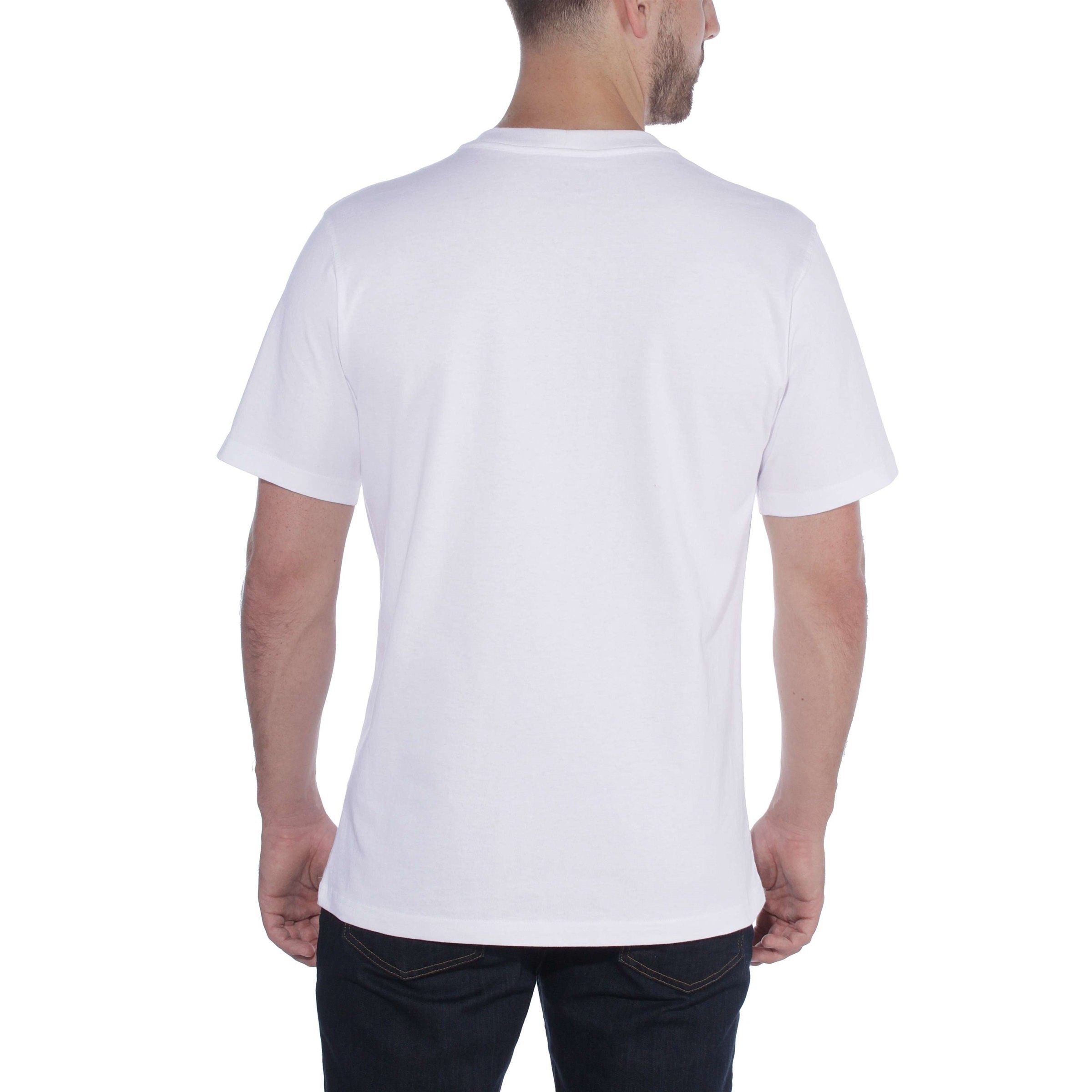 Carhartt Heavyweight T-Shirt T-Shirt white Relaxed Adult Carhartt Herren Fit Short-Sleeve