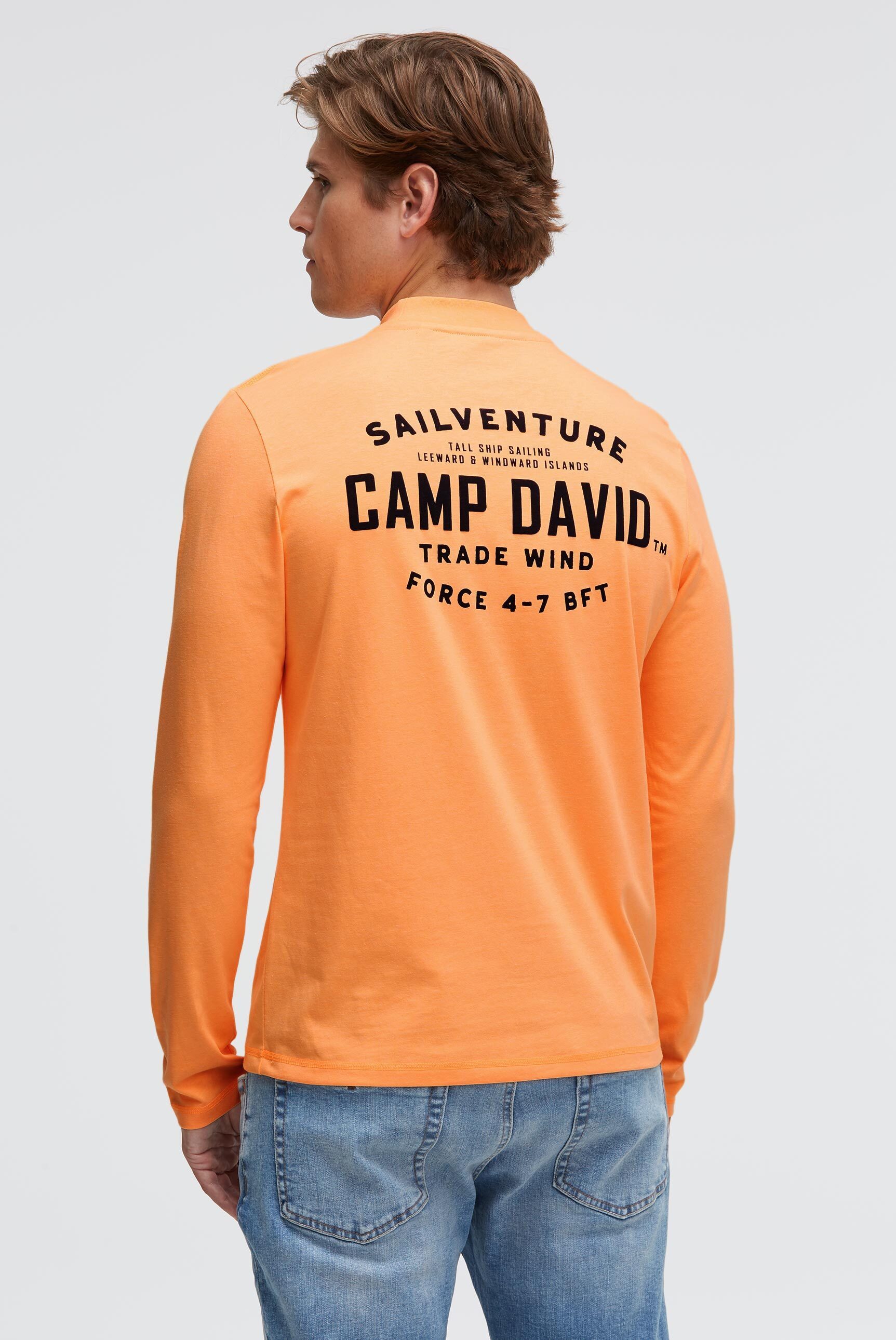 CAMP DAVID Rundhalsshirt aus Baumwolle günstig online kaufen