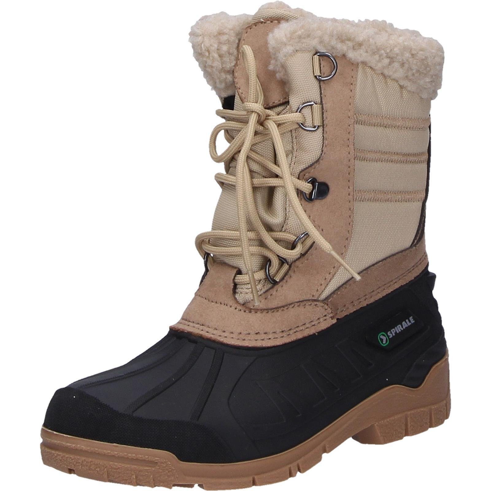 Spirale Nora Winterstiefel Tina braun gefüttert Gummistiefel günstig online kaufen