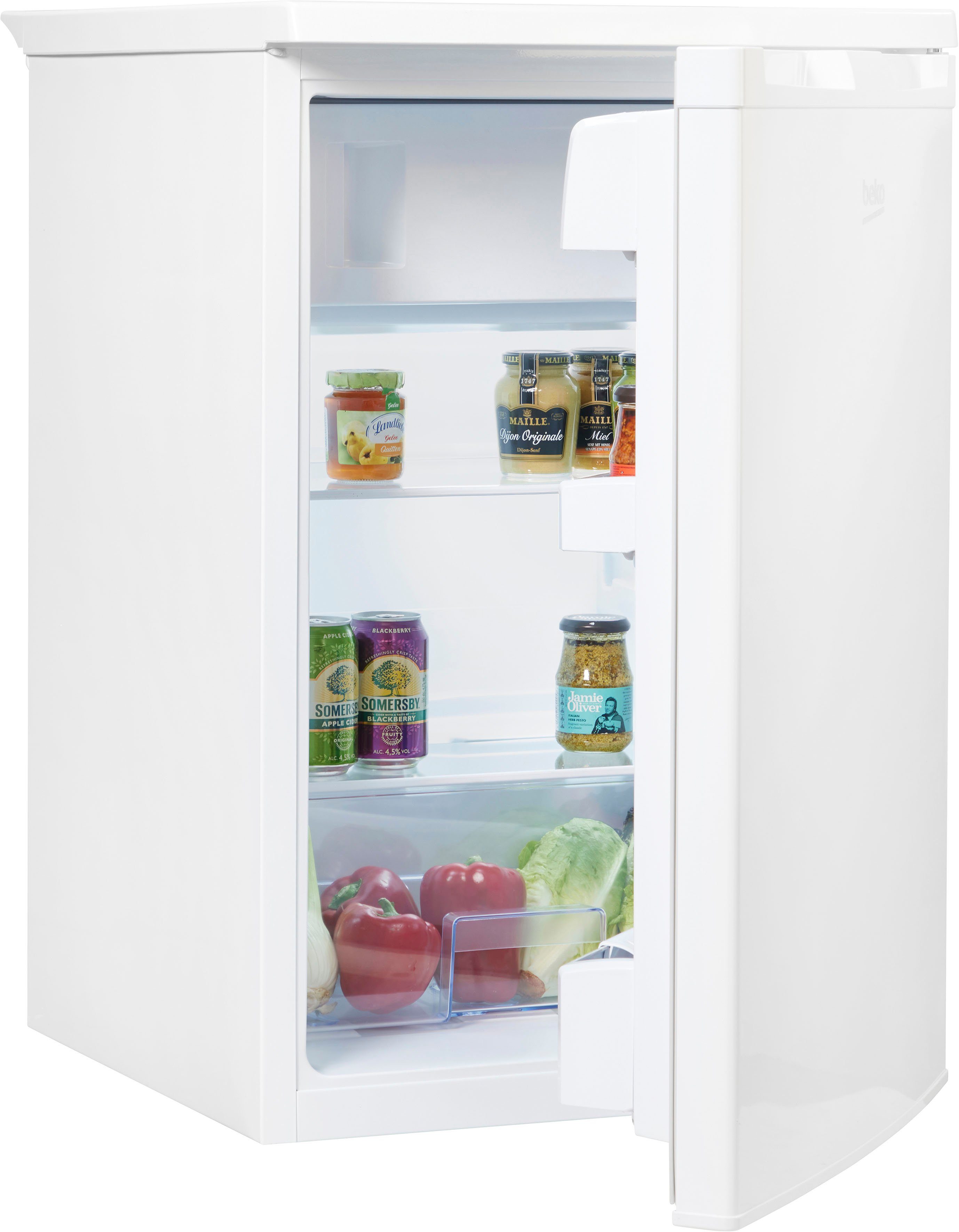 BEKO Kühlschrank TSE1284N, 84 cm hoch, 54,5 cm breit, Rauminhalt Gesamt:  114 Liter | Kühlschränke