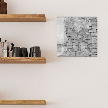 DEQORI Magnettafel 'Altes Mauerwerk', Whiteboard Pinnwand beschreibbar