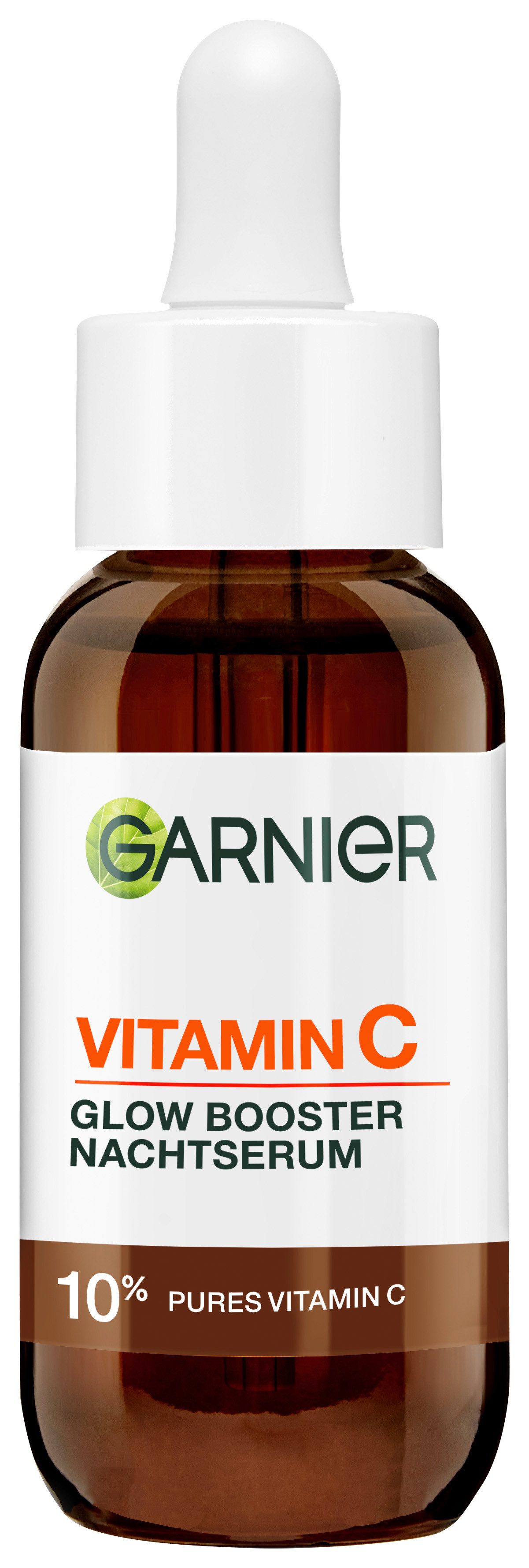 GARNIER Gesichtsserum VITAMIN C GLOW BOOSTER NACHTSERUM, mit Hyaluronsäure