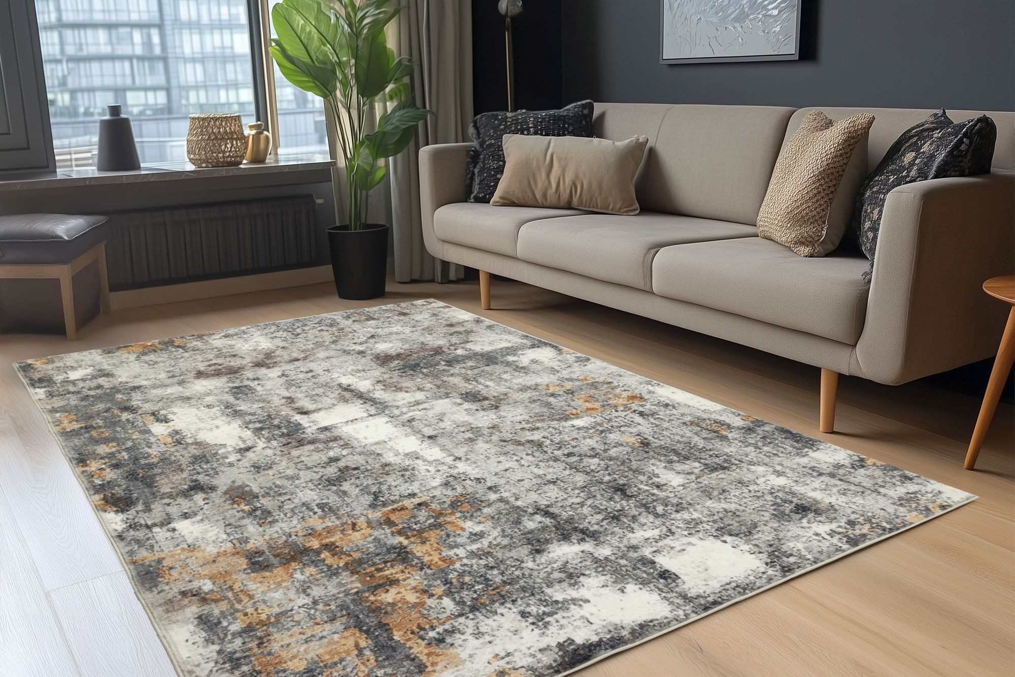 Obsession Teppich Posh 304, rechteckig, Höhe: 12 mm, modernes Design, bedruckte Qualität, Wohnzimmer