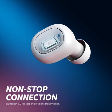 Soundpeats Ultimative Freiheit In-Ear-Kopfhörer (Mit 800mAh Ladebox bieten die Ohrhörer bis zu 40 Stunden Musikgenuss und sind ideal für unterwegs., Tragbarer Ladebox & Automatischer Verbindung für Höchsten Musikgenuss)