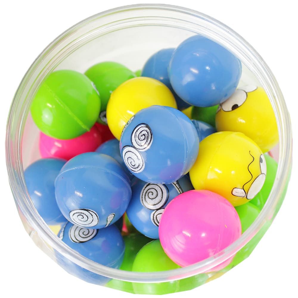 Krüger & Gregoriades Flummi 60er DoseFlummi Smiley "38mm" (60-St)
