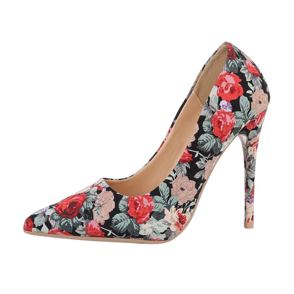 Ital-Design Damen Abendschuhe Elegant High-Heel-Pumps Pfennig-/Stilettoabsa günstig online kaufen