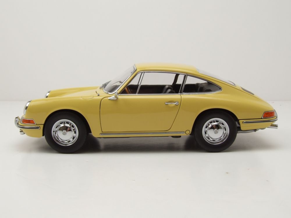 Kyosho Modellauto Porsche 911 (901) 1964 champagner gelb, Maßstab 1:18