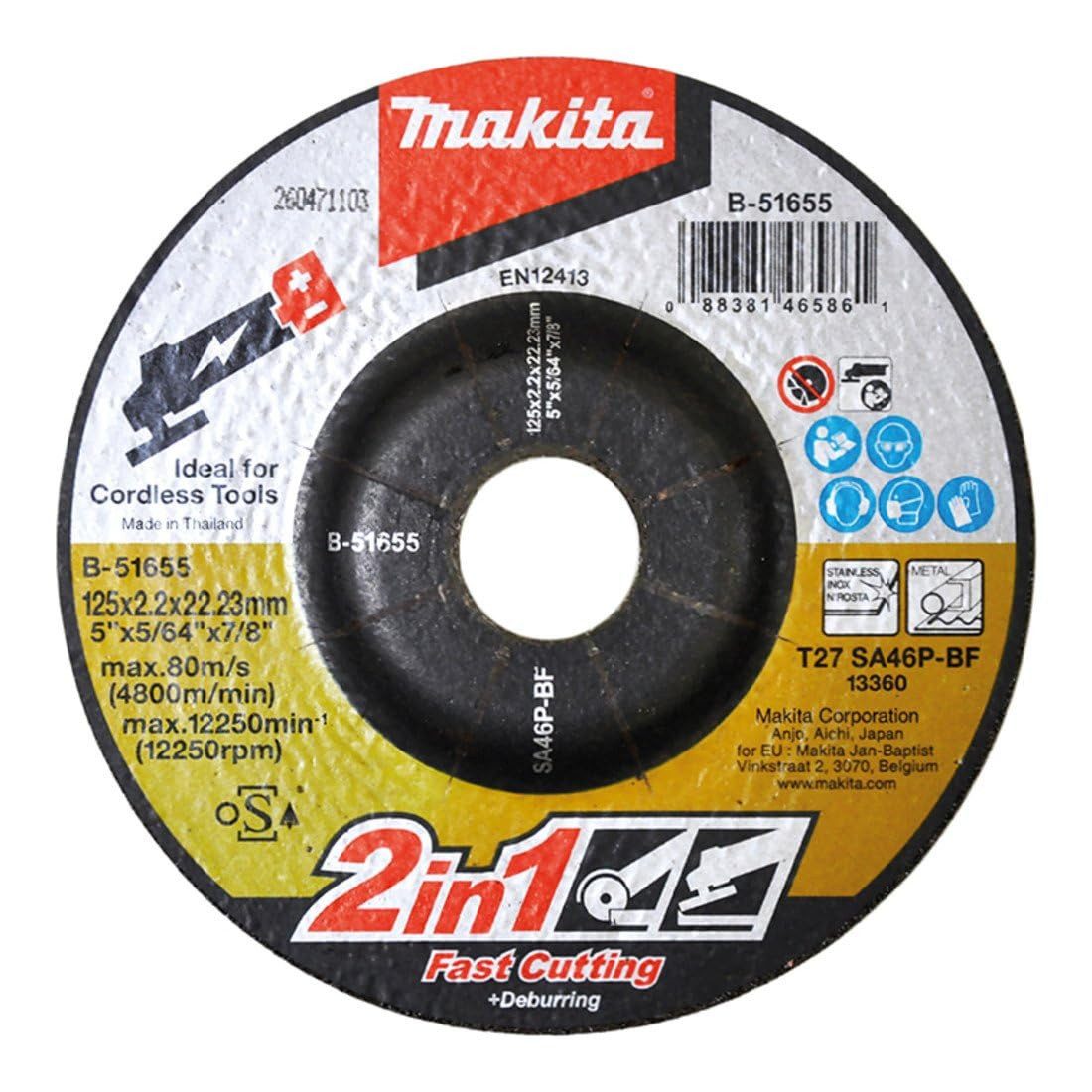 Makita Schleifscheibe Makita Schruppscheibe 2in1 125mm