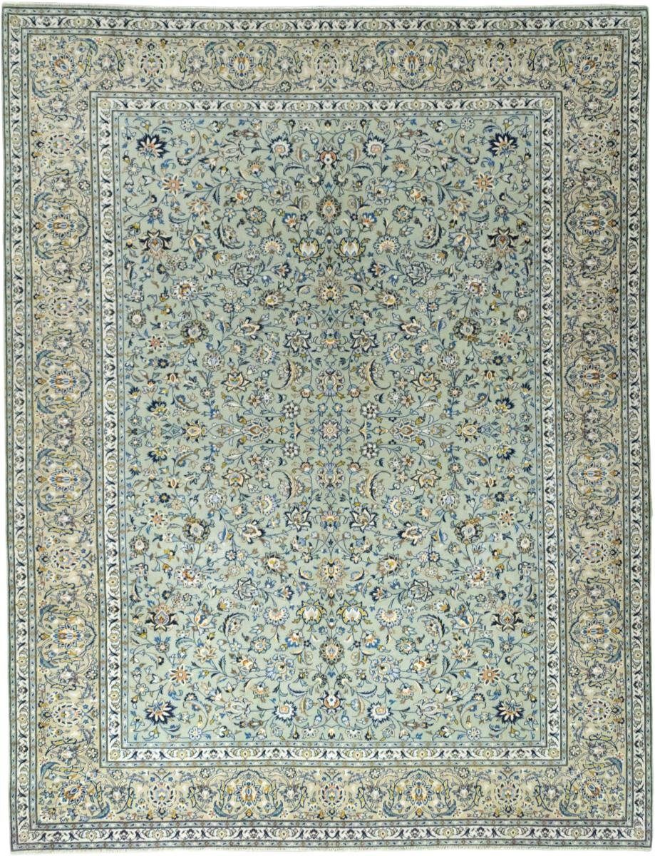 Orientteppich Keshan 306x395 Handgeknüpfter Orientteppich / Perserteppich, Nain Trading, rechteckig, Höhe: 12 mm