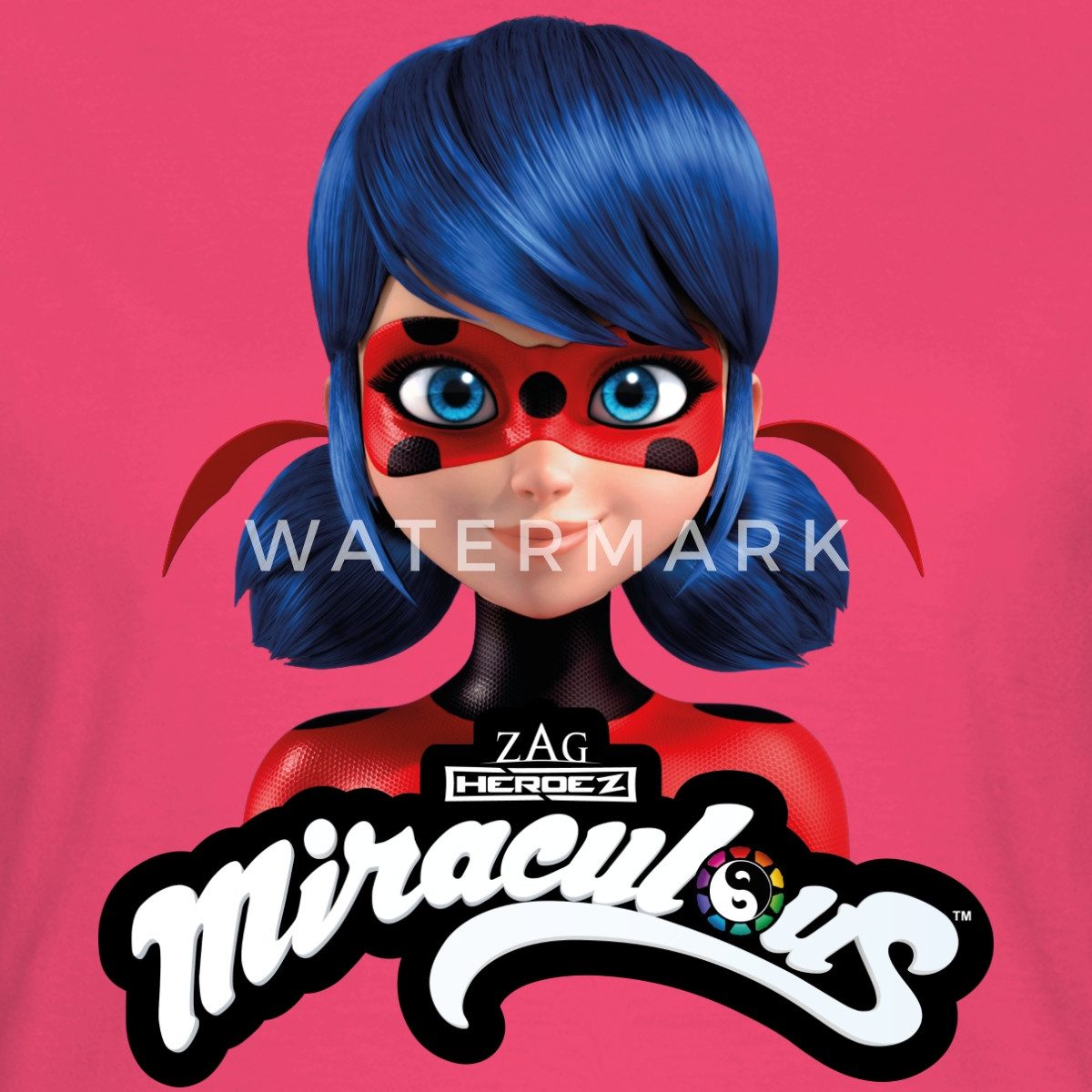 Spreadshirt T-Shirt Miraculous Ladybug Mit Logo günstig online kaufen