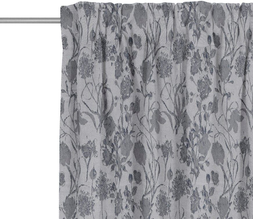 Adam Vorhang Flower Cuvée (1 St), Multifunktionsband, blickdicht, Jacquard, aus 100% Bio-Baumwolle
